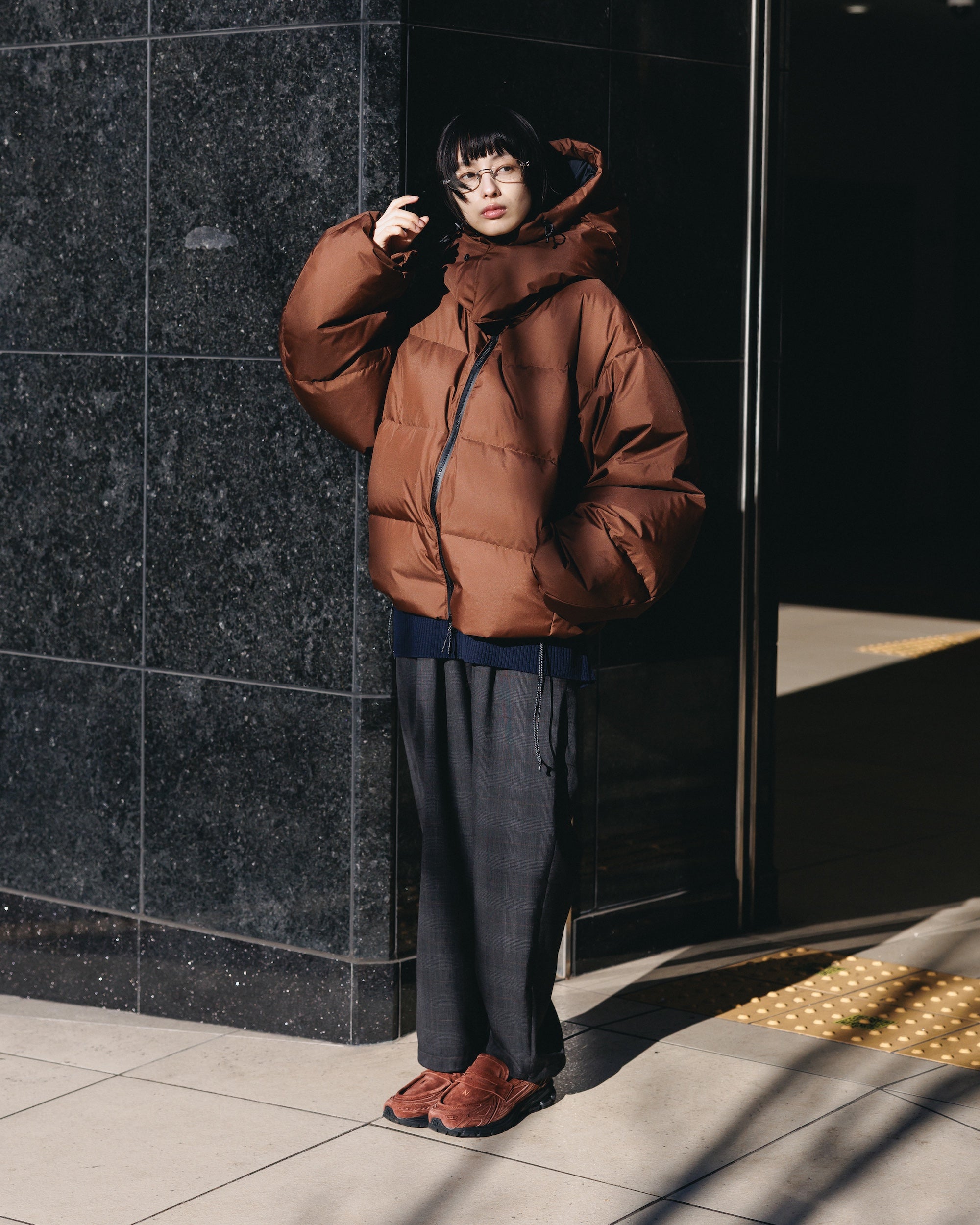 【12.13 SAT 20:00- IN STOCK】+phenix WINDSTOPPER® by GORE-TEX LABS CITY DOWN JACKET (CHOCOLATE BROWN)