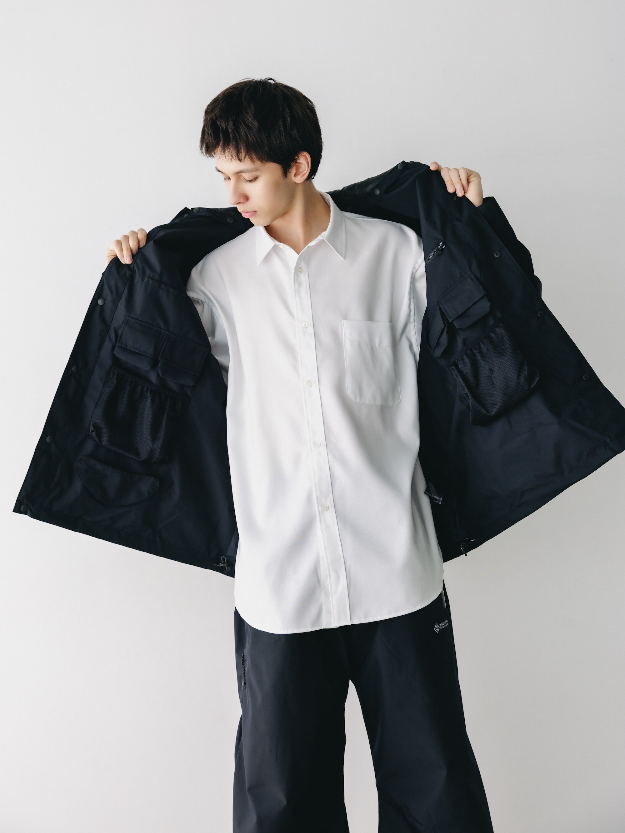 +phenix WINDSTOPPER® BY GORE-TEX LABS CITY STORAGE COVERALL JACKET (BLACK)