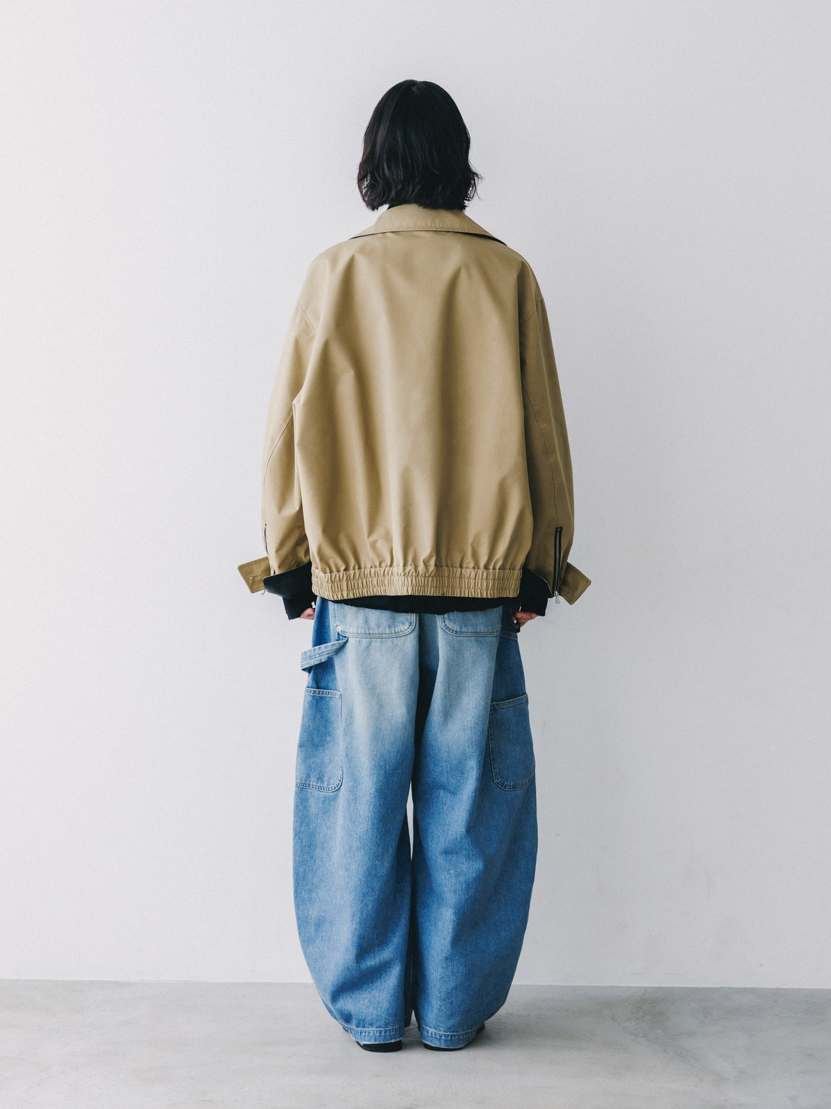 【10.24 SAT 20:00- IN STOCK】 +phenix WINDSTOPPER® by GORE-TEX LABS TWILL CITY DOUBLE FLAP JACKET (CAMEL BEIGE)