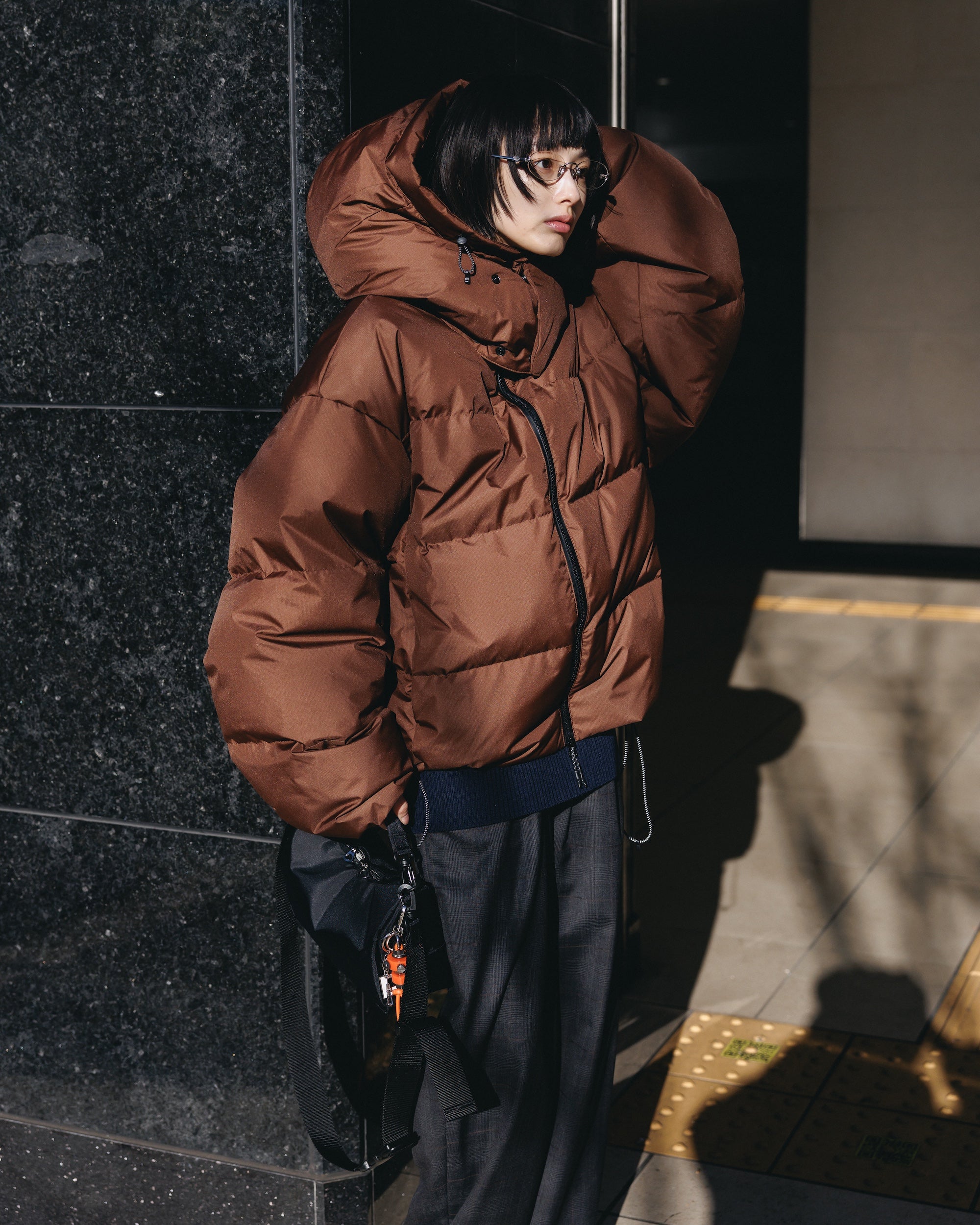 【12.13 SAT 20:00- IN STOCK】+phenix WINDSTOPPER® by GORE-TEX LABS CITY DOWN JACKET (CHOCOLATE BROWN)