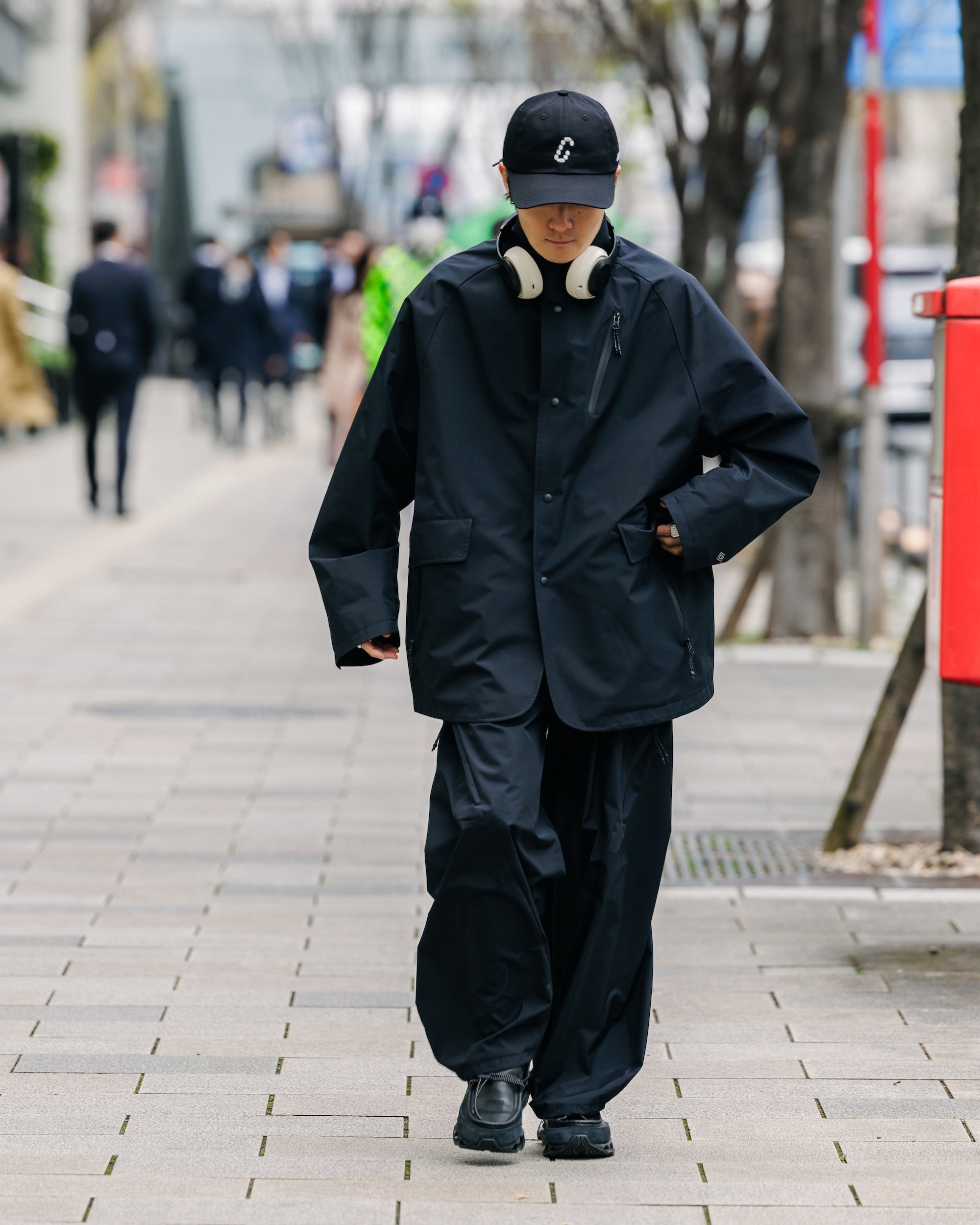 【9.3 WED 20:00- IN STOCK】+phenix WINDSTOPPER® by GORE-TEX LABS ACTIVE CITY STORAGE JACKET (BLACK)