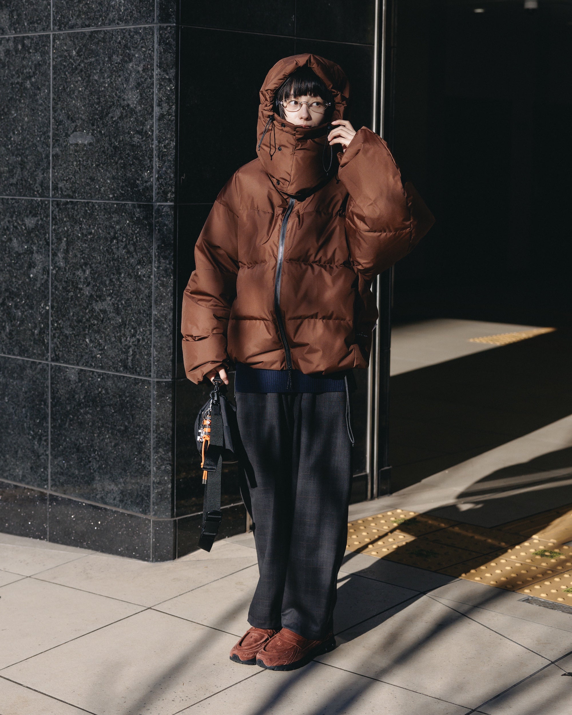 【12.13 SAT 20:00- IN STOCK】+phenix WINDSTOPPER® by GORE-TEX LABS CITY DOWN JACKET (CHOCOLATE BROWN)