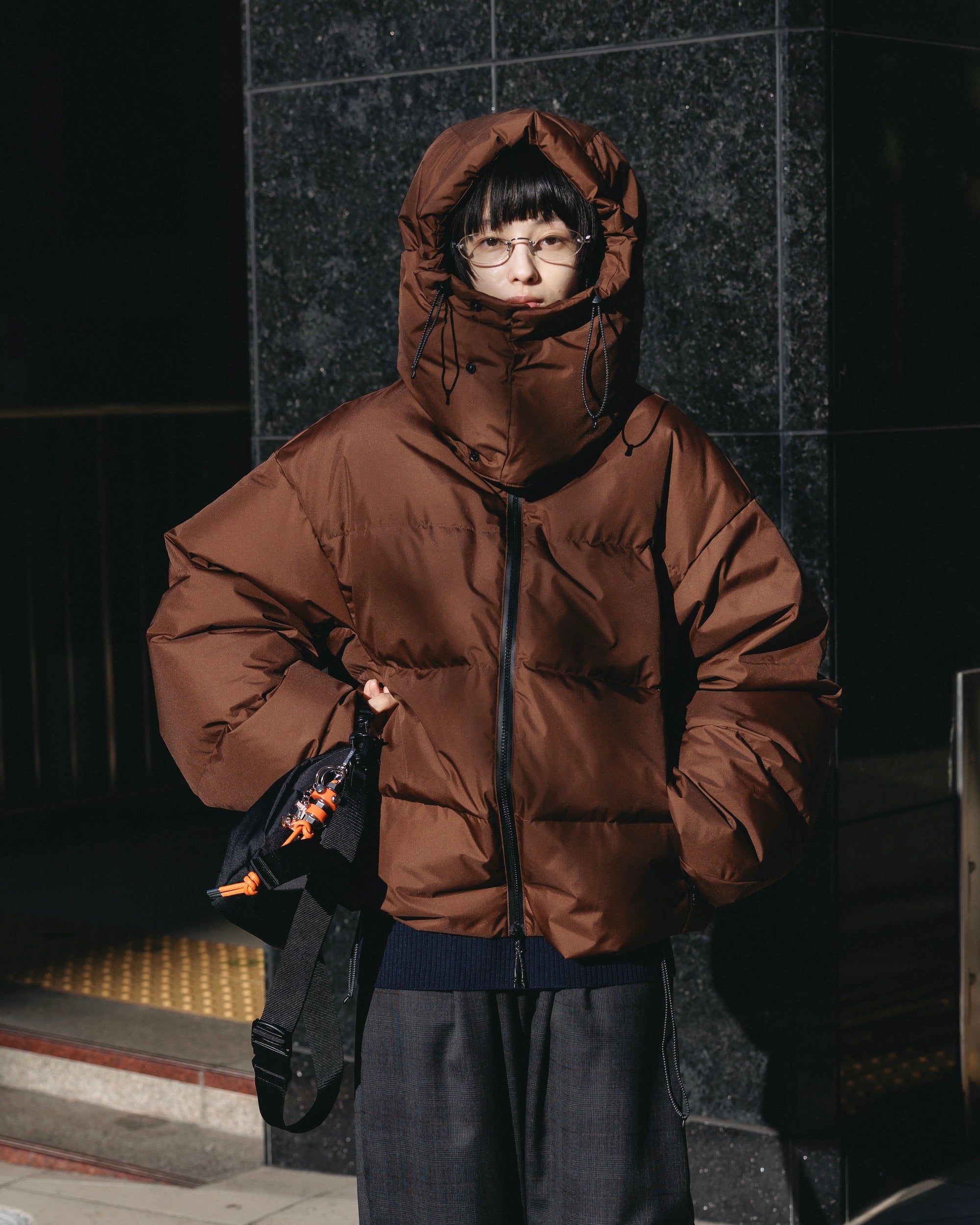 【12.13 SAT 20:00- IN STOCK】+phenix WINDSTOPPER® by GORE-TEX LABS CITY DOWN JACKET (CHOCOLATE BROWN)