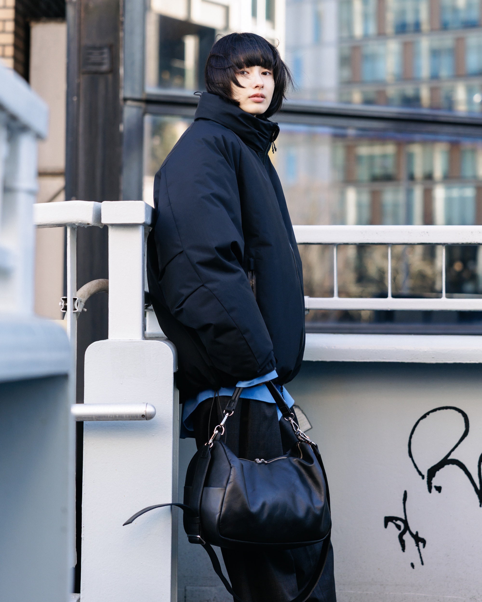 +phenix WINDSTOPPER® by GORE-TEX LABS CITY HAPPY JACKET (BLACK)