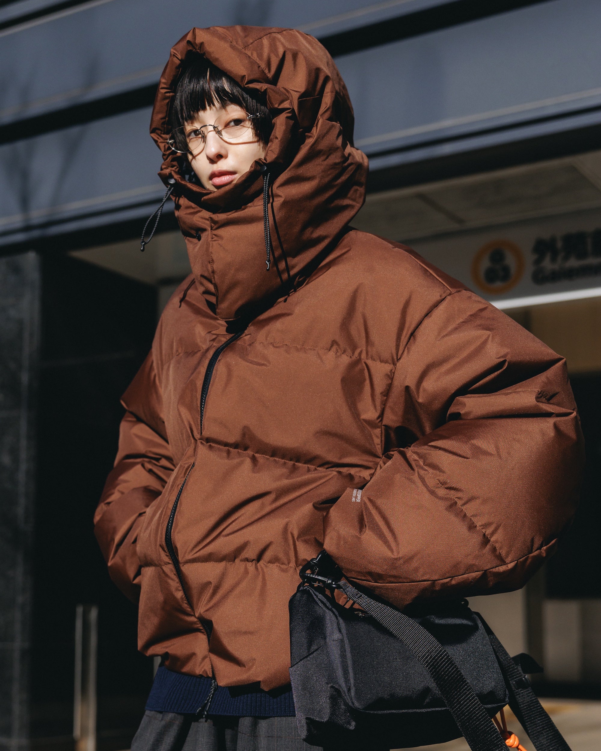 【12.13 SAT 20:00- IN STOCK】+phenix WINDSTOPPER® by GORE-TEX LABS CITY DOWN JACKET (CHOCOLATE BROWN)