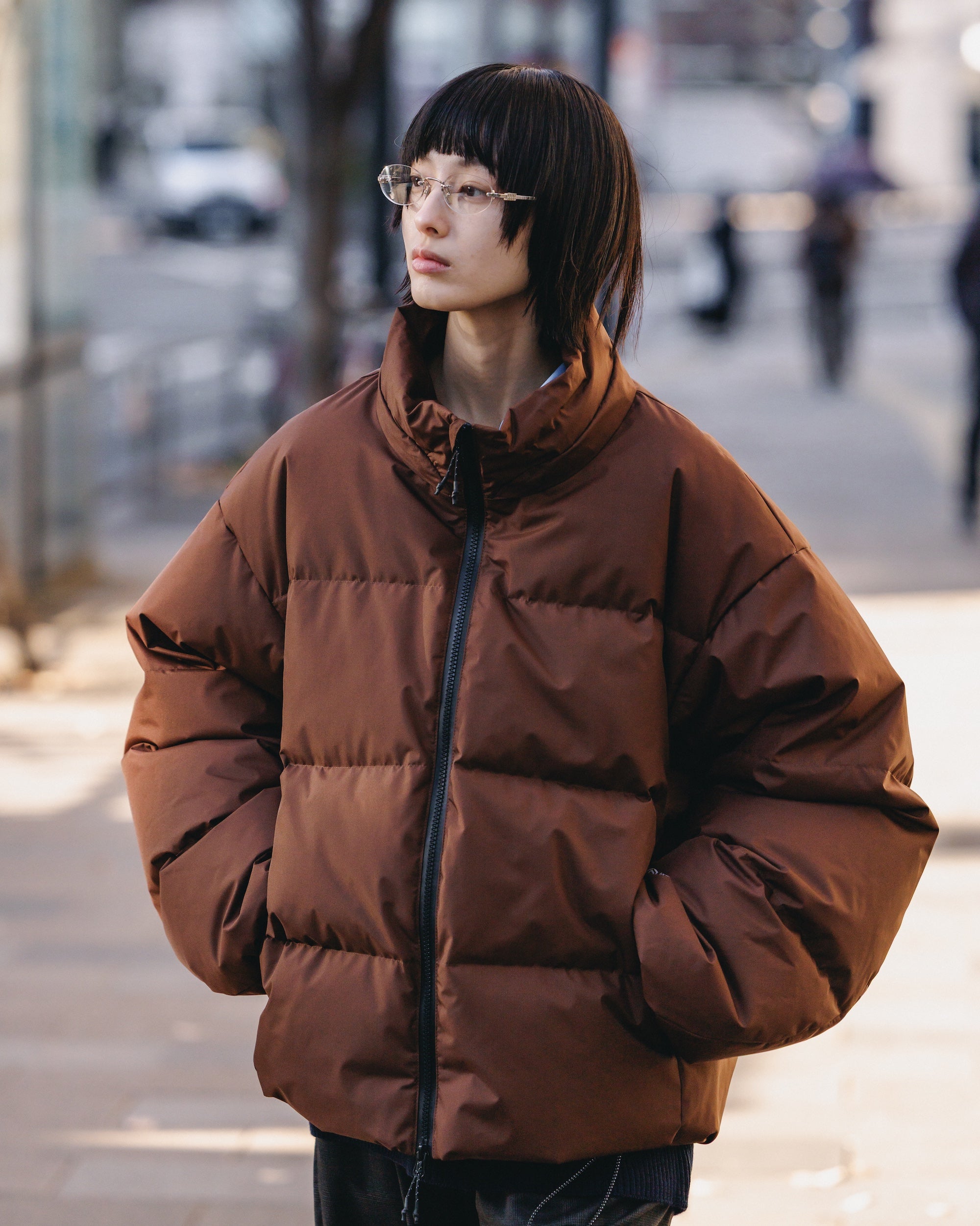 【12.13 SAT 20:00- IN STOCK】+phenix WINDSTOPPER® by GORE-TEX LABS CITY DOWN JACKET (CHOCOLATE BROWN)