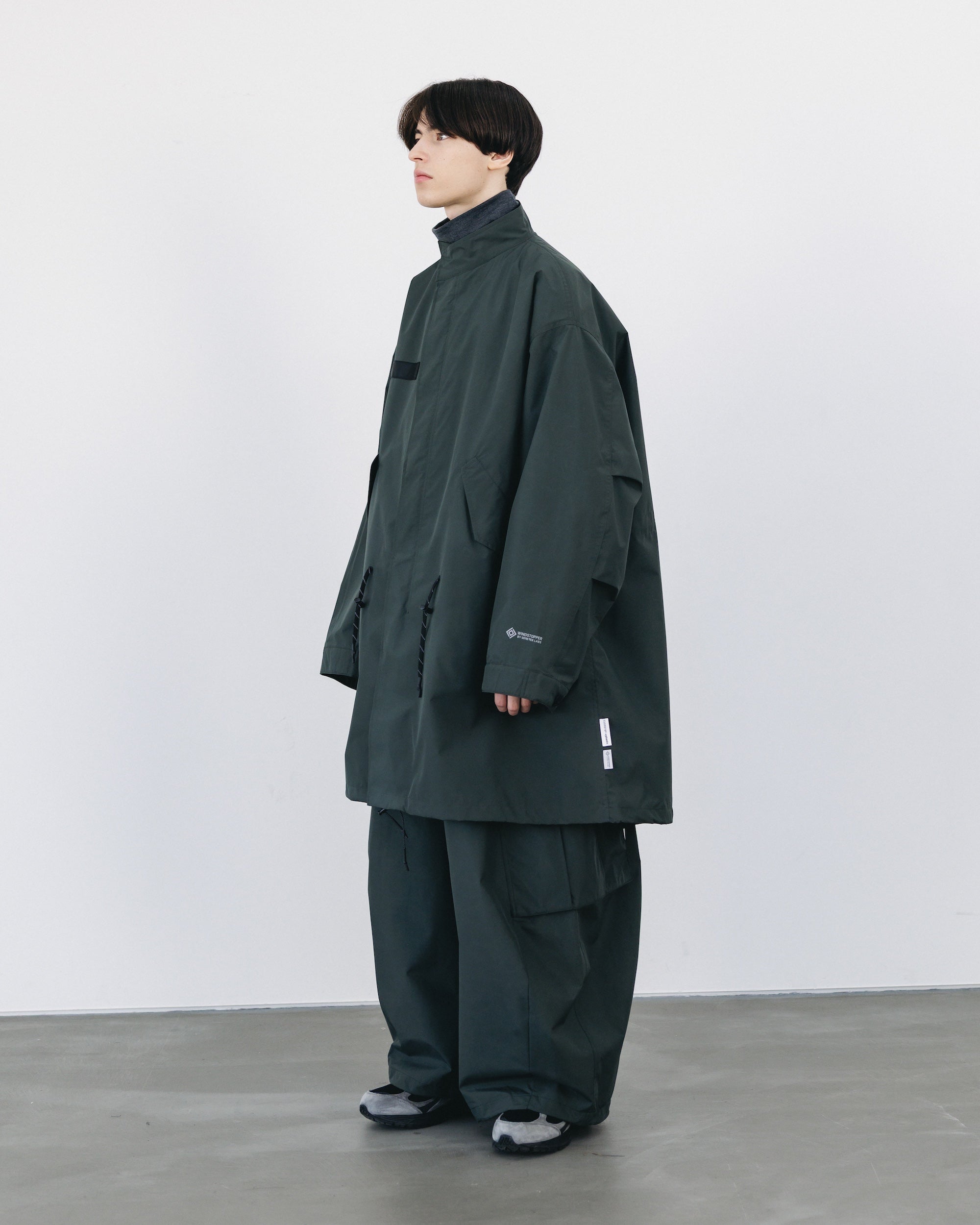 +phenix WINDSTOPPER® by GORE-TEX LABS CITY FISHTAIL PARKA WITH LINER JACKET (ASPHALT GRAY)