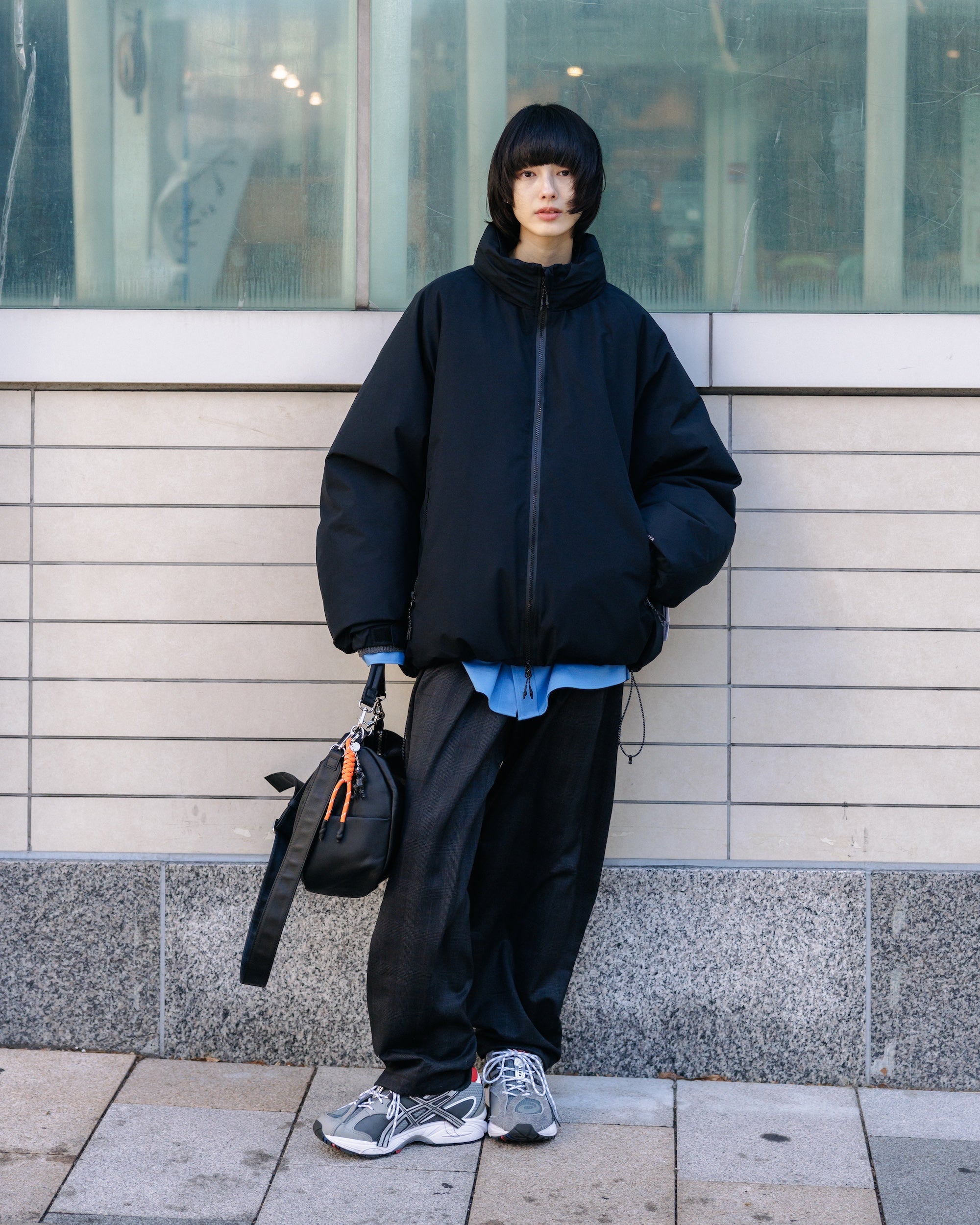 【1.28 WED 20:00- IN STOCK】WOOL GLEN PLAID CITY UNIFORM WIDE TAPERED PANTS