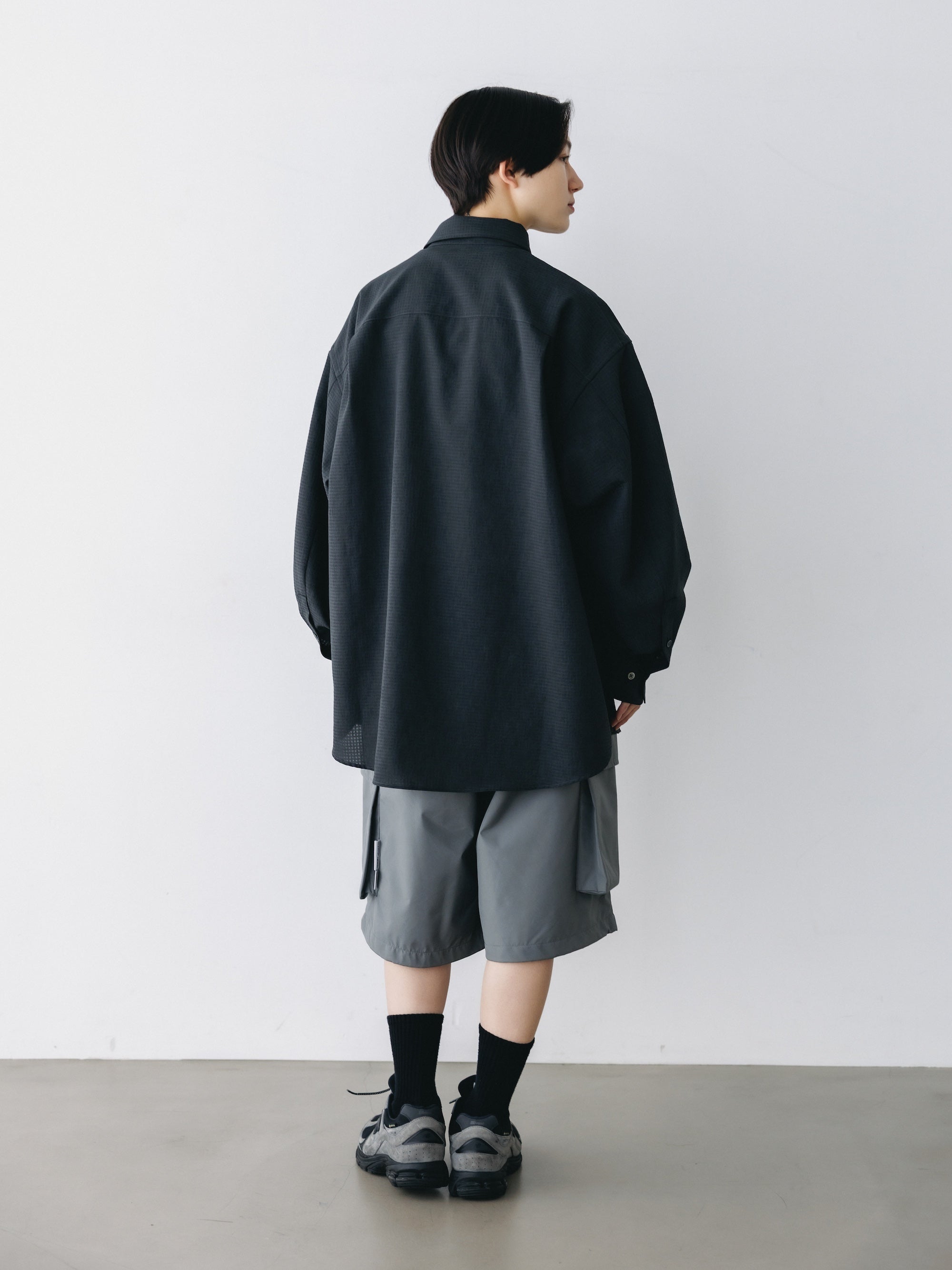 【4.29 WED 20:00-IN STOCK】SHADOW GINGHAM CHECK EVERYDAY L/S SHIRT (CHARCOAL)