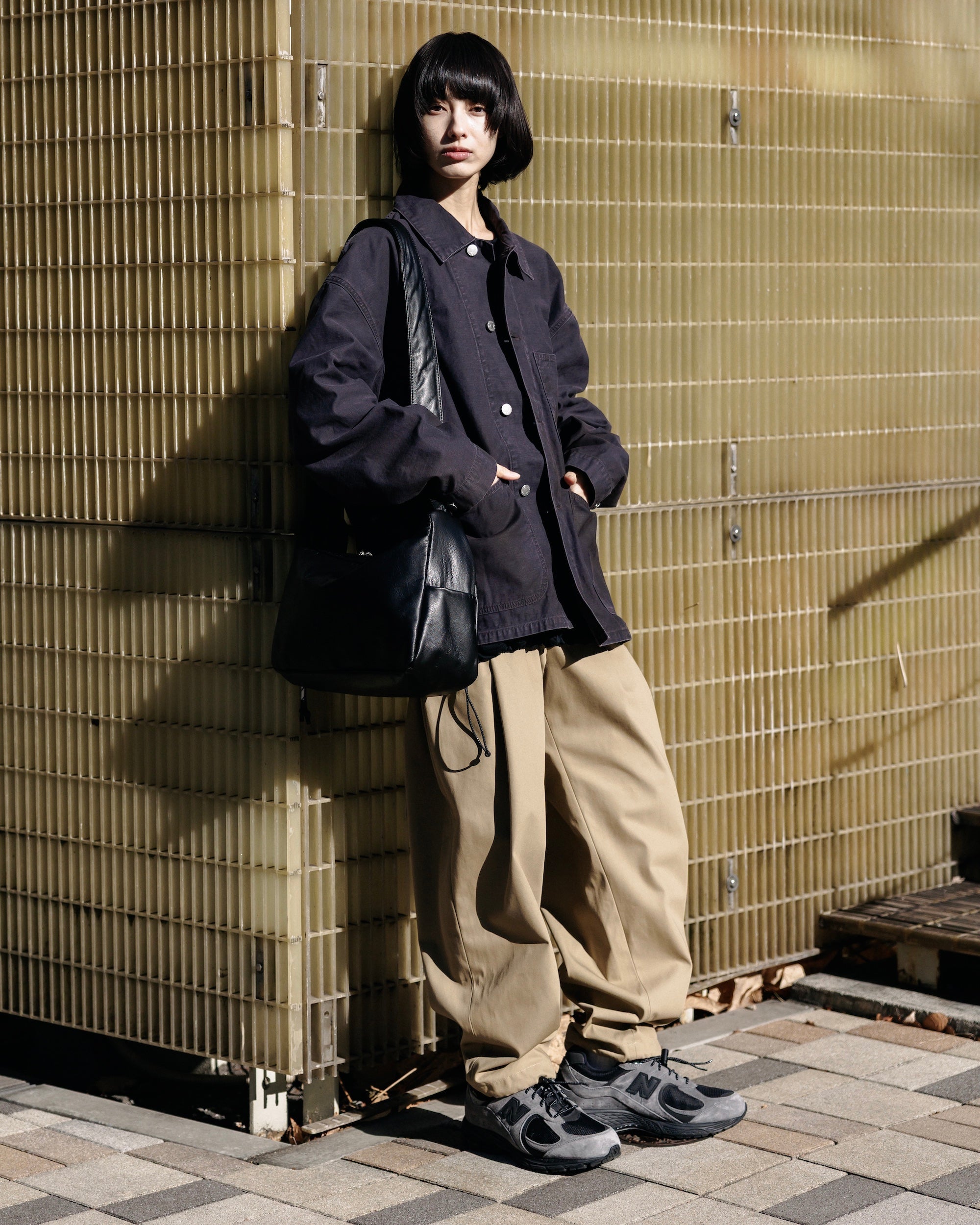 【2.4 WED 20:00- IN STOCK】VINTAGE EFFECT P-41 JACKET (BLACK)