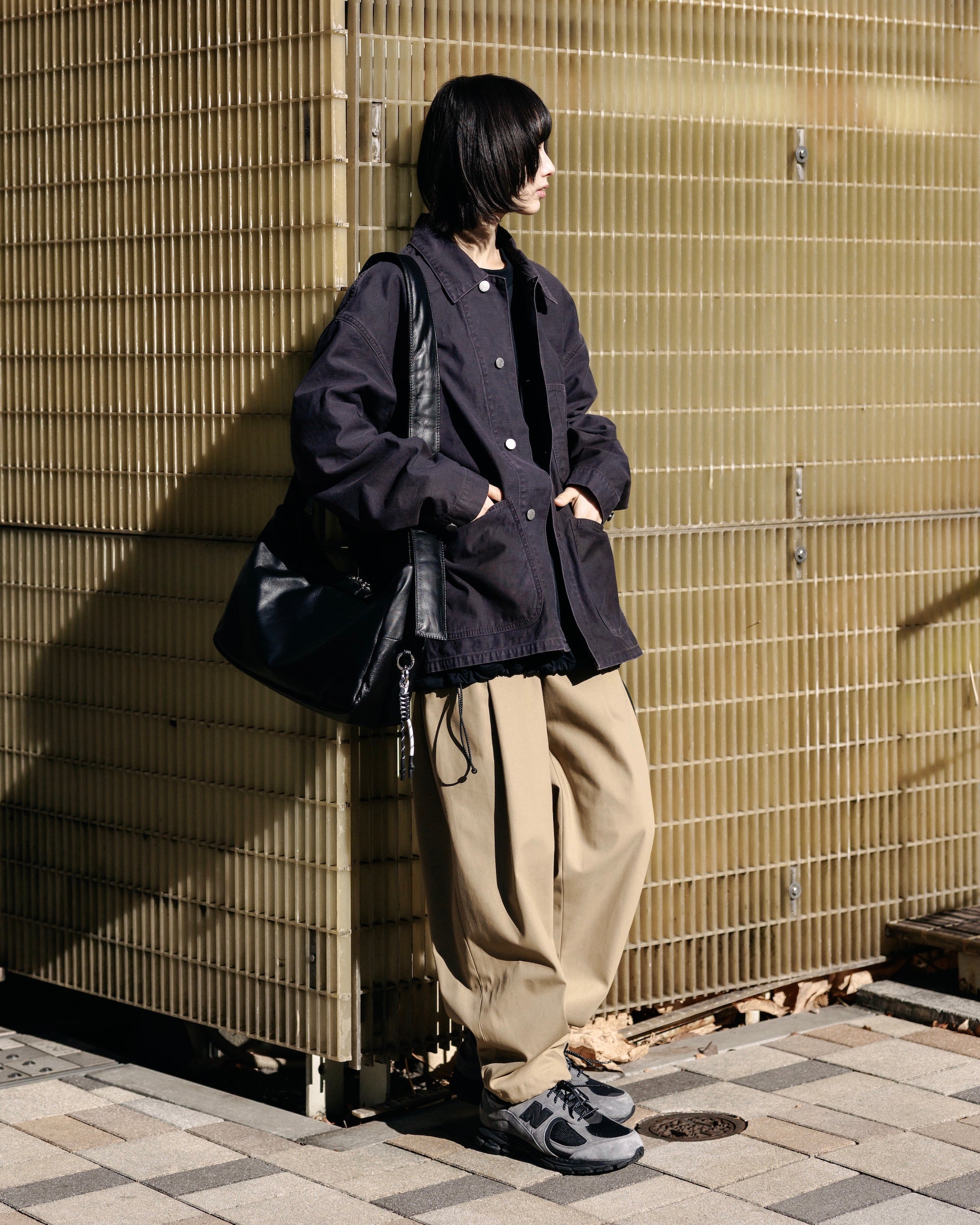 【2.4 WED 20:00- IN STOCK】VINTAGE EFFECT P-41 JACKET (BLACK)