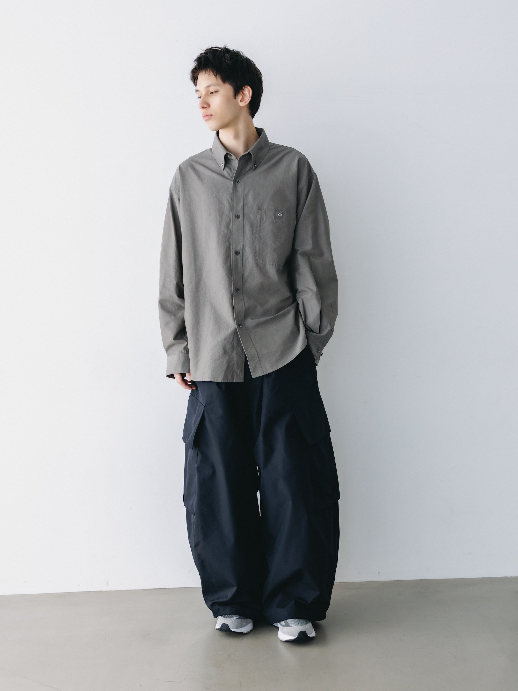 VENTILATION L/S B.D.SHIRT (KHAKI)