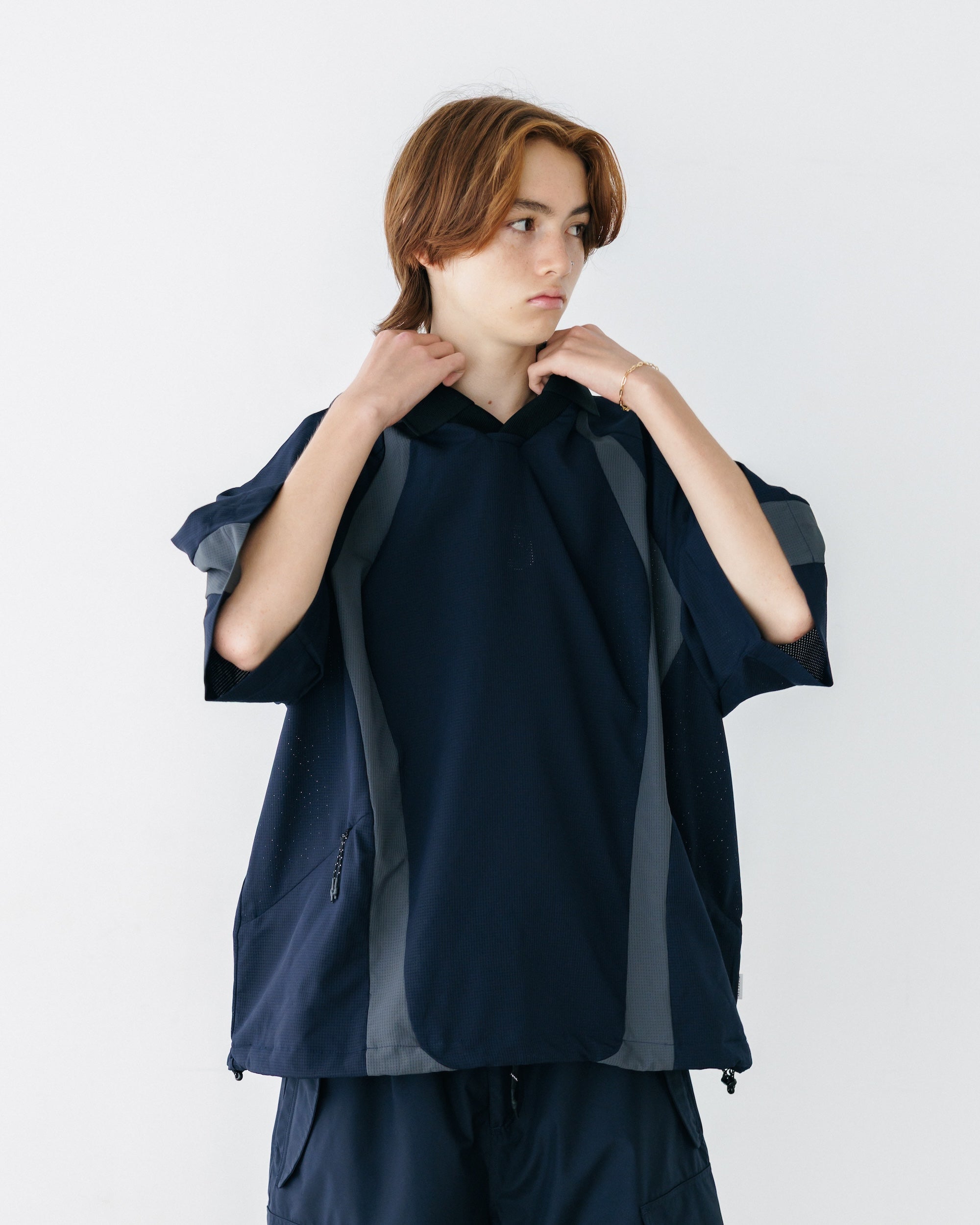 DotAir® ACTIVE CITY GAME SHIRT (NAVY×GRAY)