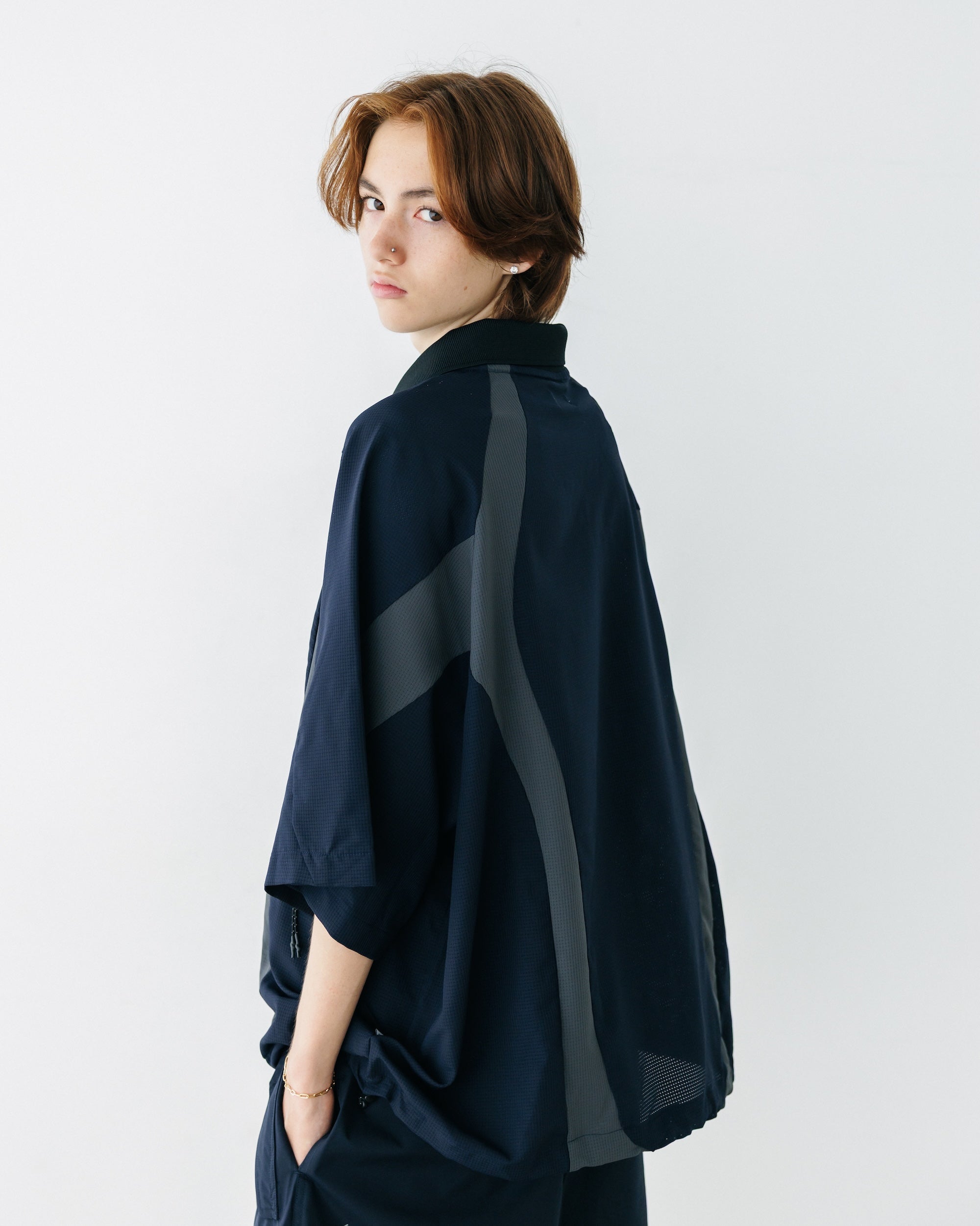 DotAir® ACTIVE CITY GAME SHIRT (NAVY×GRAY)
