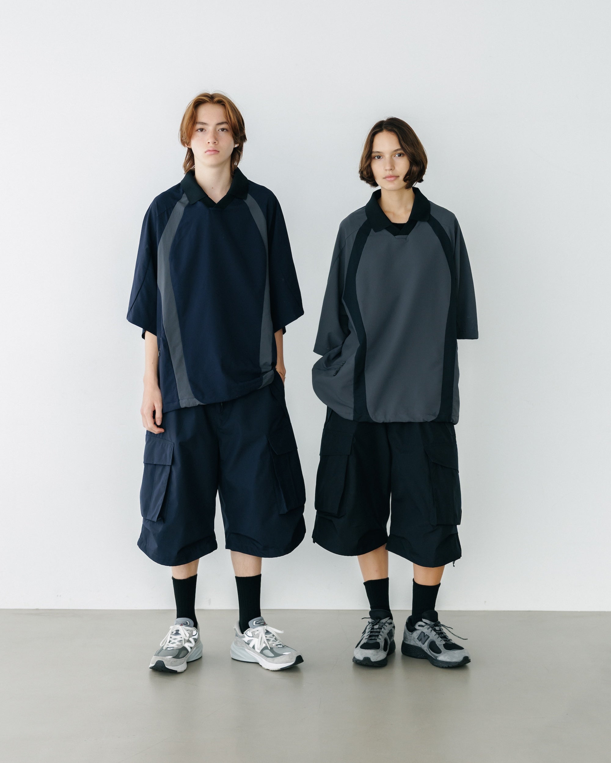 DotAir® ACTIVE CITY GAME SHIRT (NAVY×GRAY)