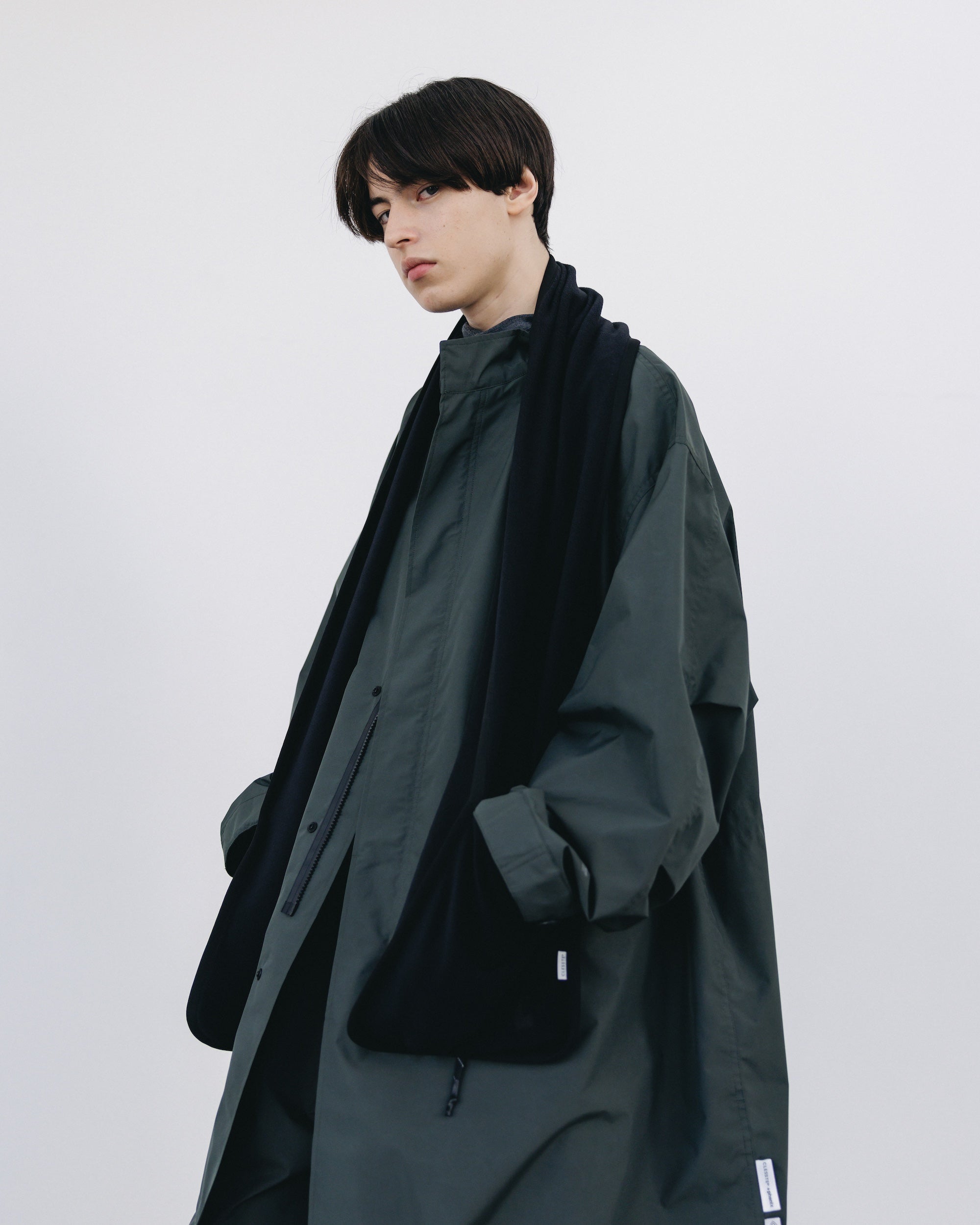 +phenix WINDSTOPPER® by GORE-TEX LABS CITY FISHTAIL PARKA WITH LINER JACKET (ASPHALT GRAY)