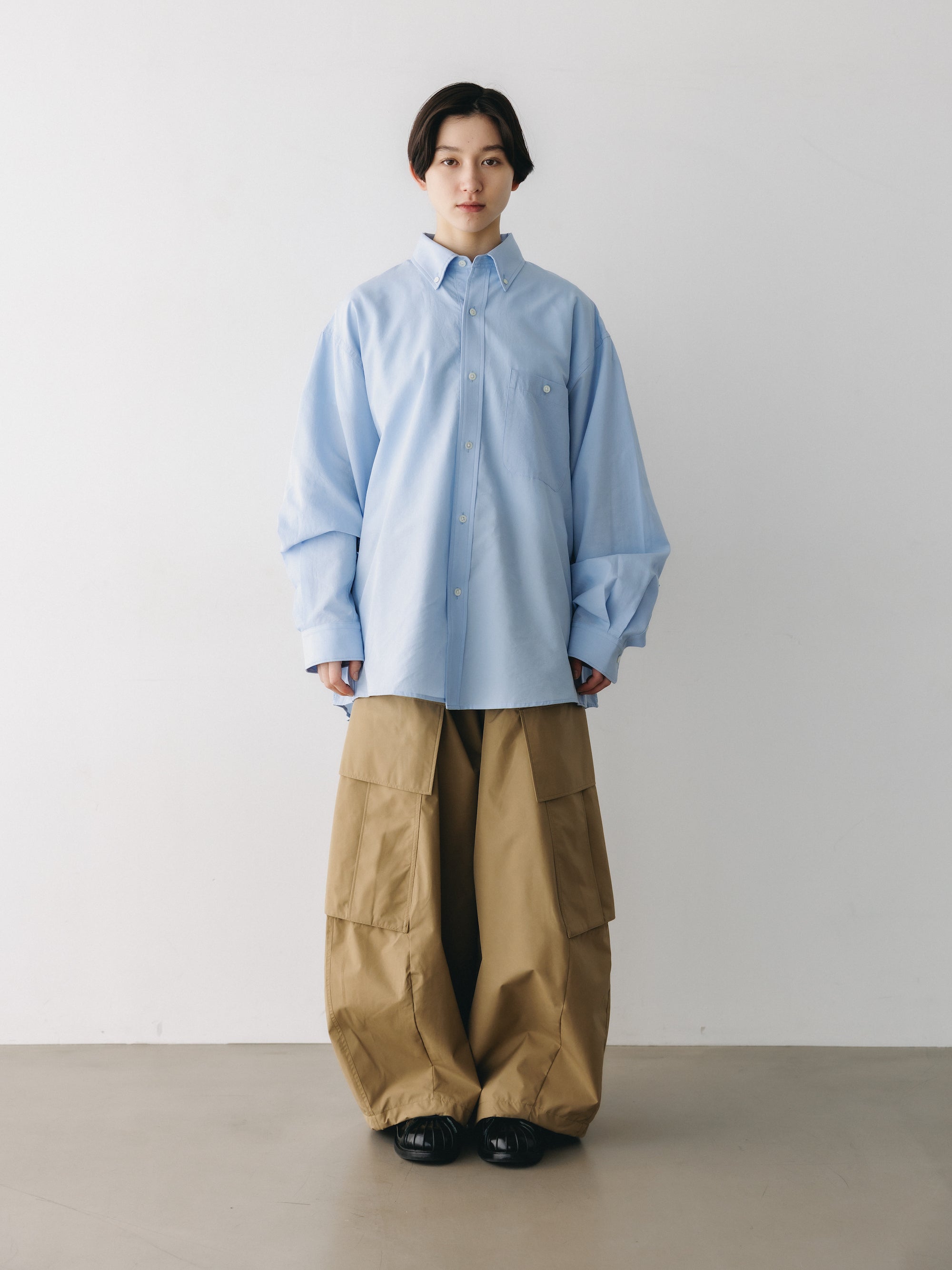 ACTIVE OXFORD EVERYDAY L/S SHIRT (SAX BLUE)