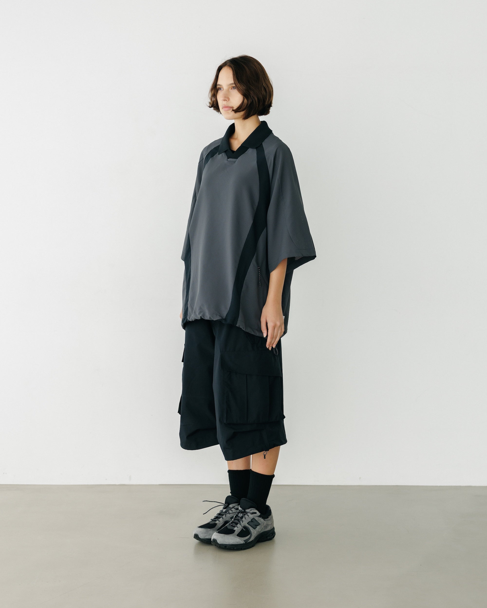 DotAir® ACTIVE CITY GAME SHIRT (GRAY×BLACK)