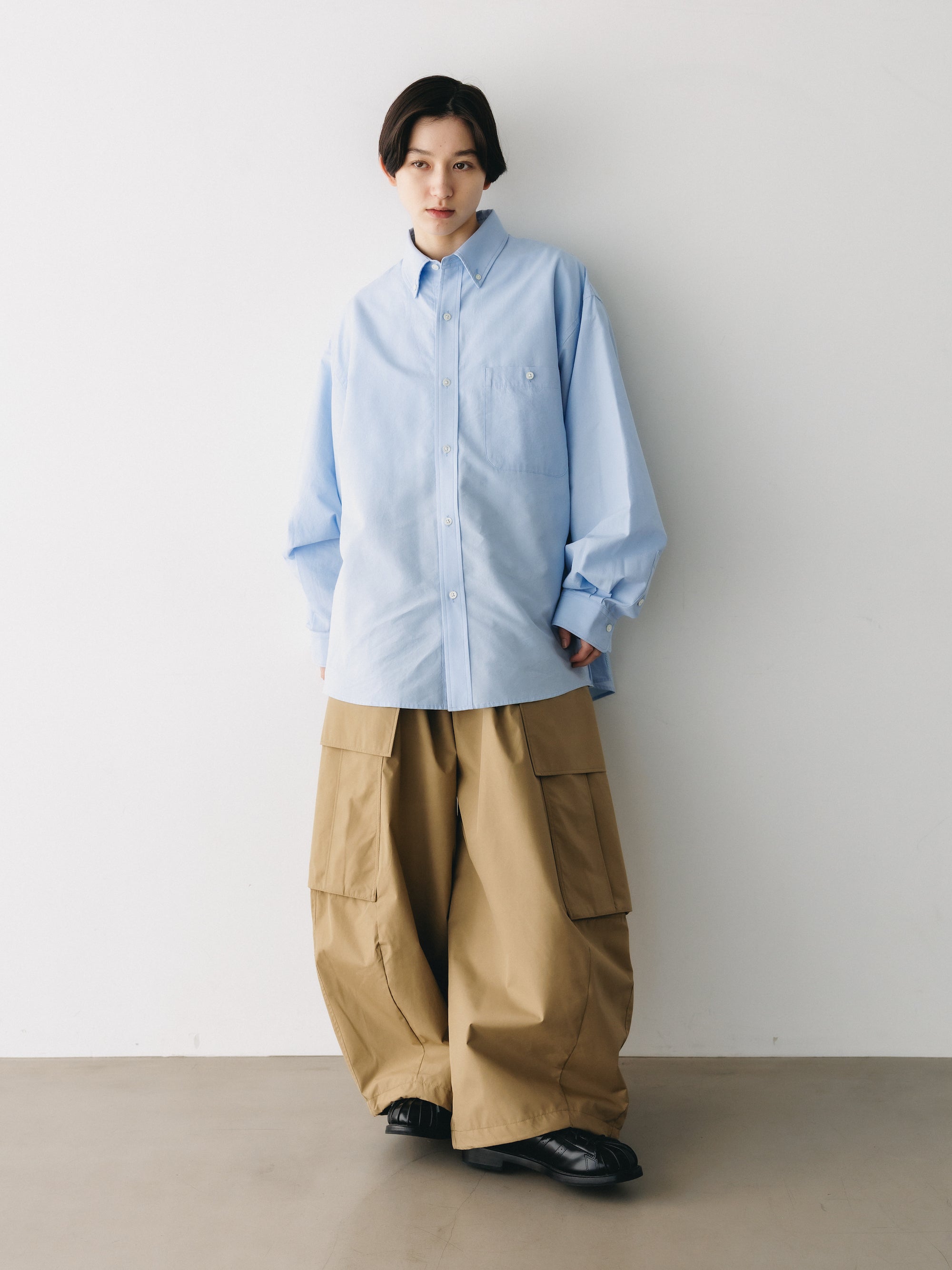 ACTIVE OXFORD EVERYDAY L/S SHIRT (SAX BLUE)
