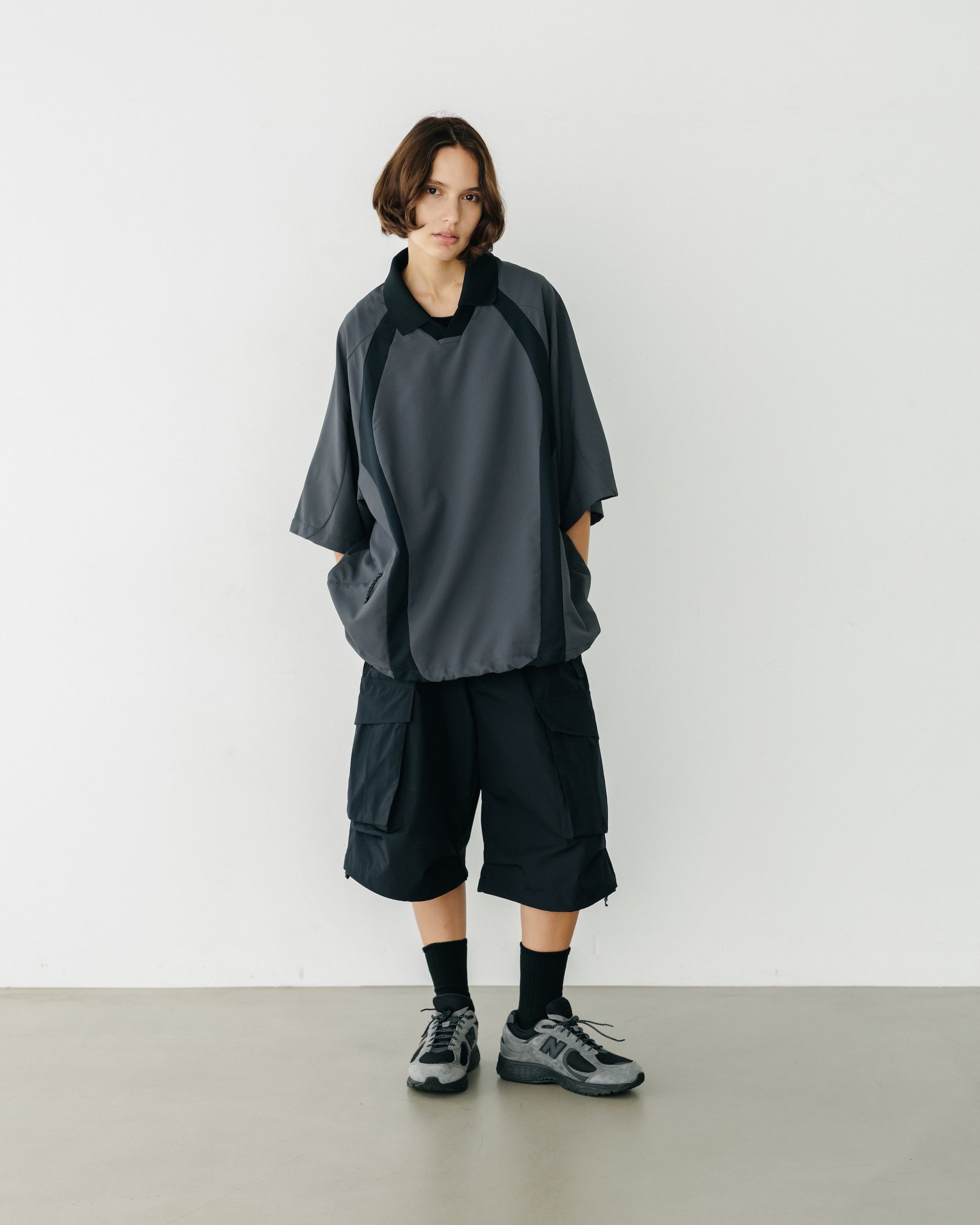 DotAir® ACTIVE CITY GAME SHIRT (GRAY×BLACK)