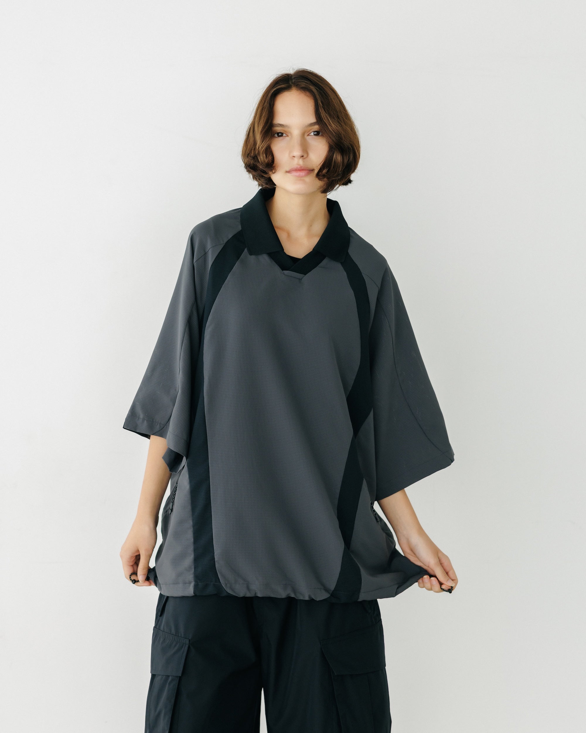 DotAir® ACTIVE CITY GAME SHIRT (GRAY×BLACK)