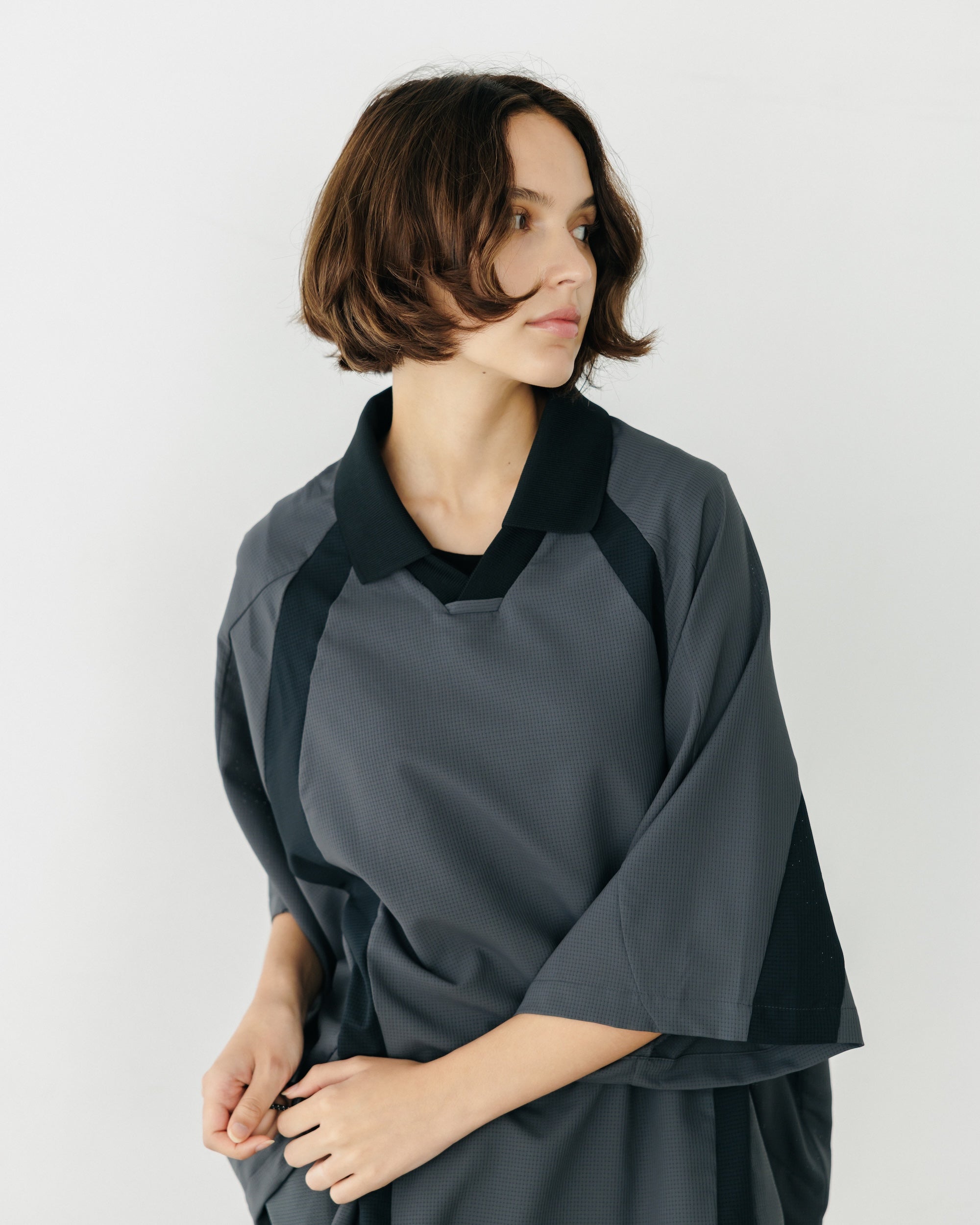 DotAir® ACTIVE CITY GAME SHIRT (GRAY×BLACK)