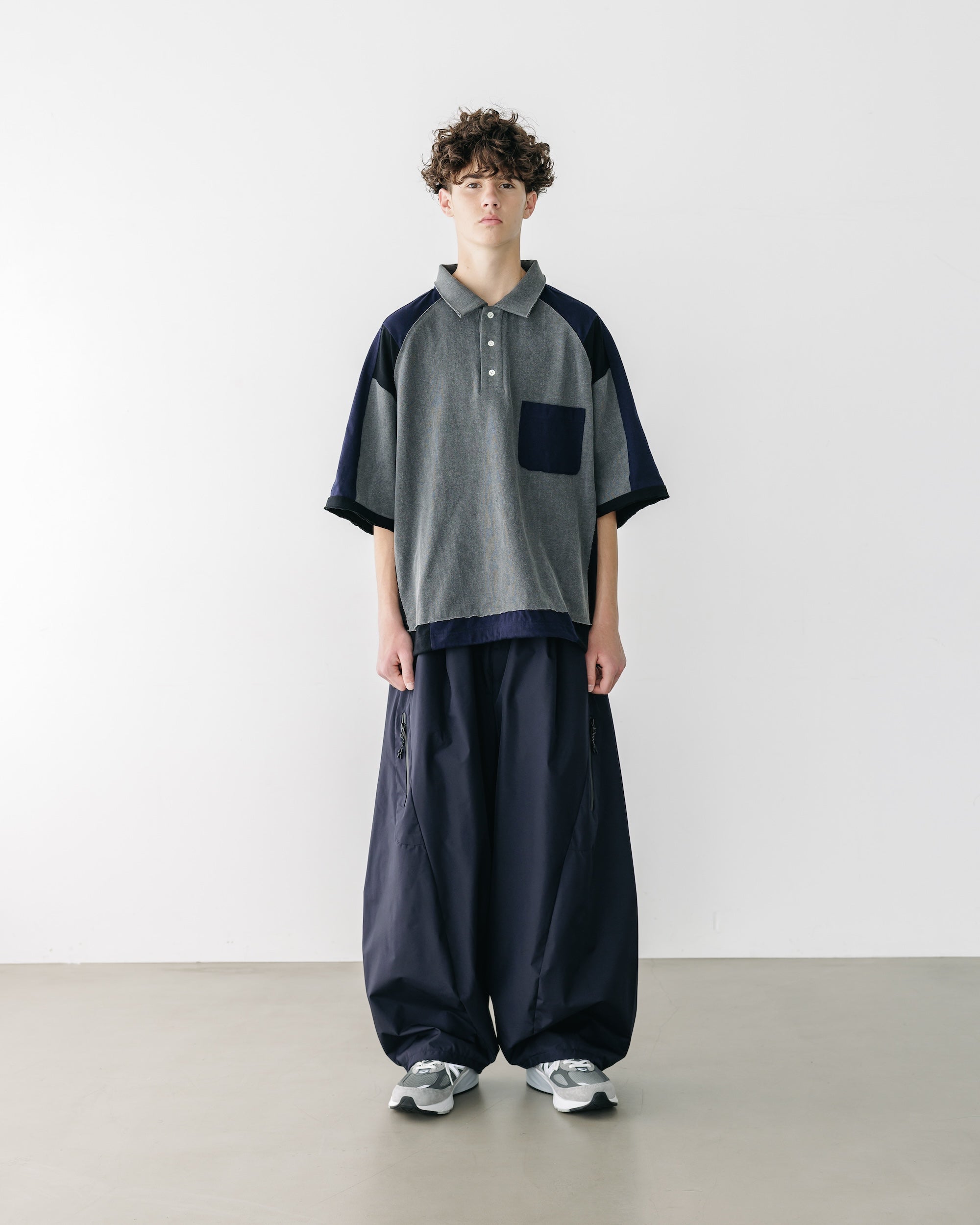 【5.10 SAT 20:00- IN STOCK】MULTI PANEL CITY S/S POLO SHIRT