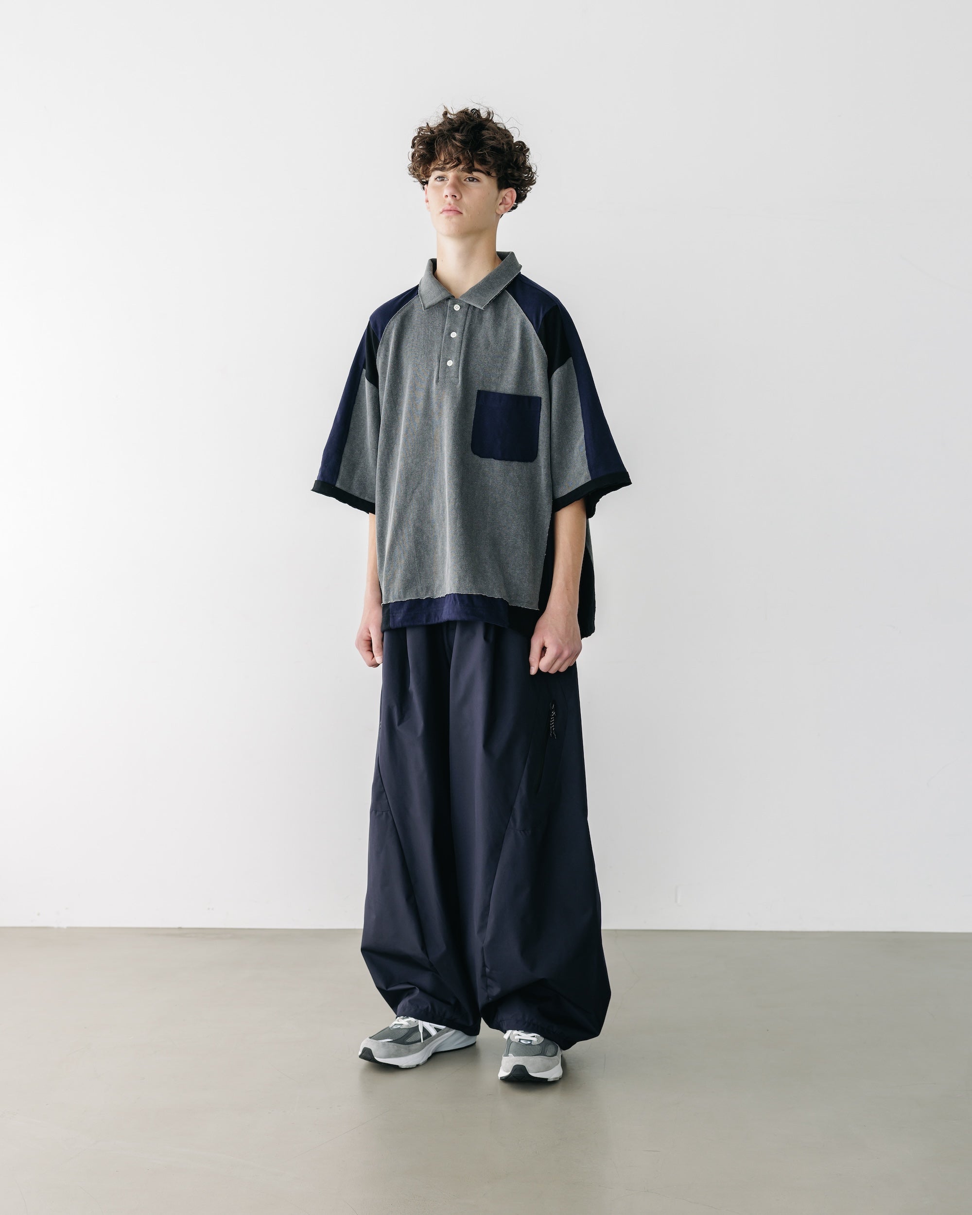 【5.10 SAT 20:00- IN STOCK】MULTI PANEL CITY S/S POLO SHIRT