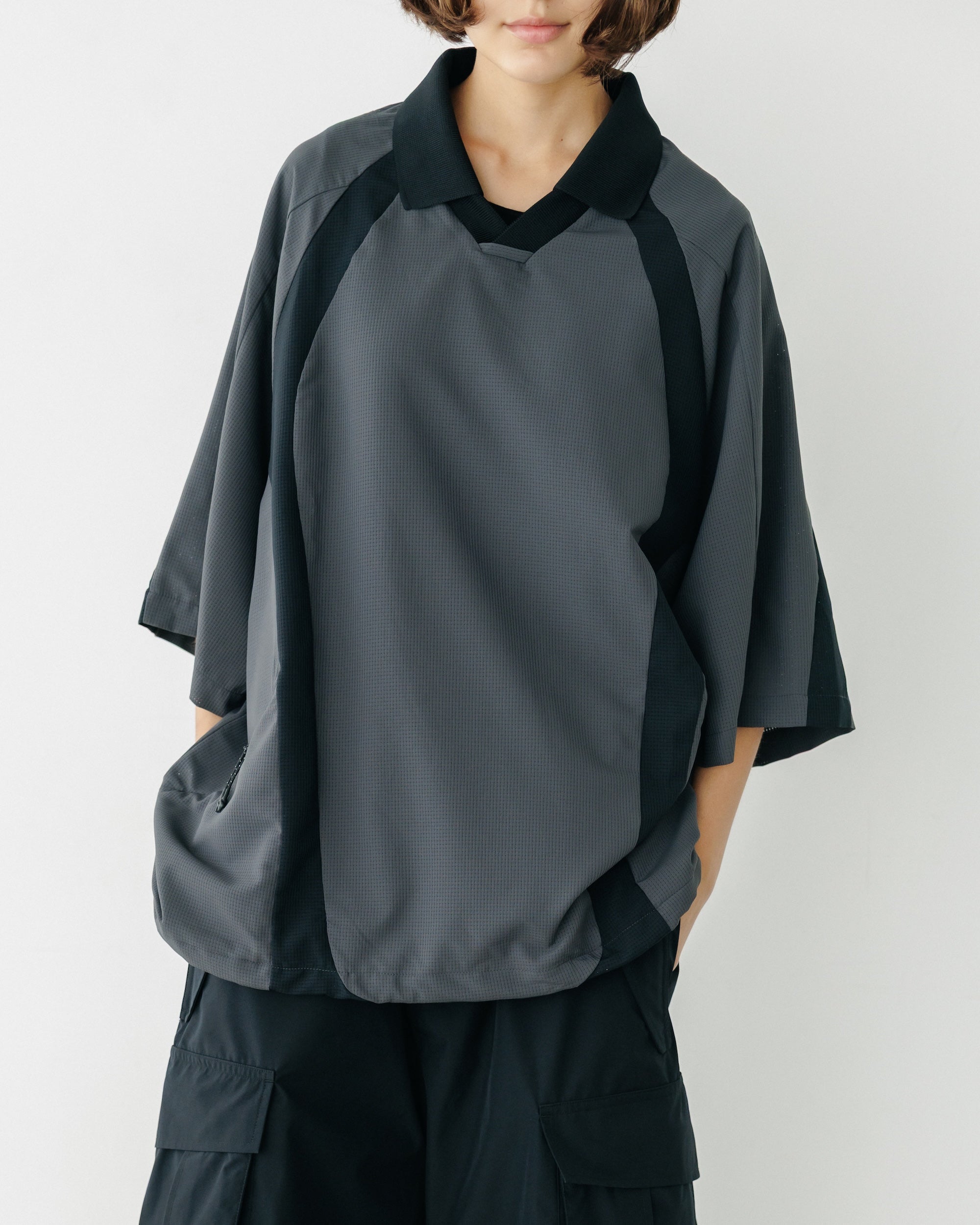 DotAir® ACTIVE CITY GAME SHIRT (GRAY×BLACK)