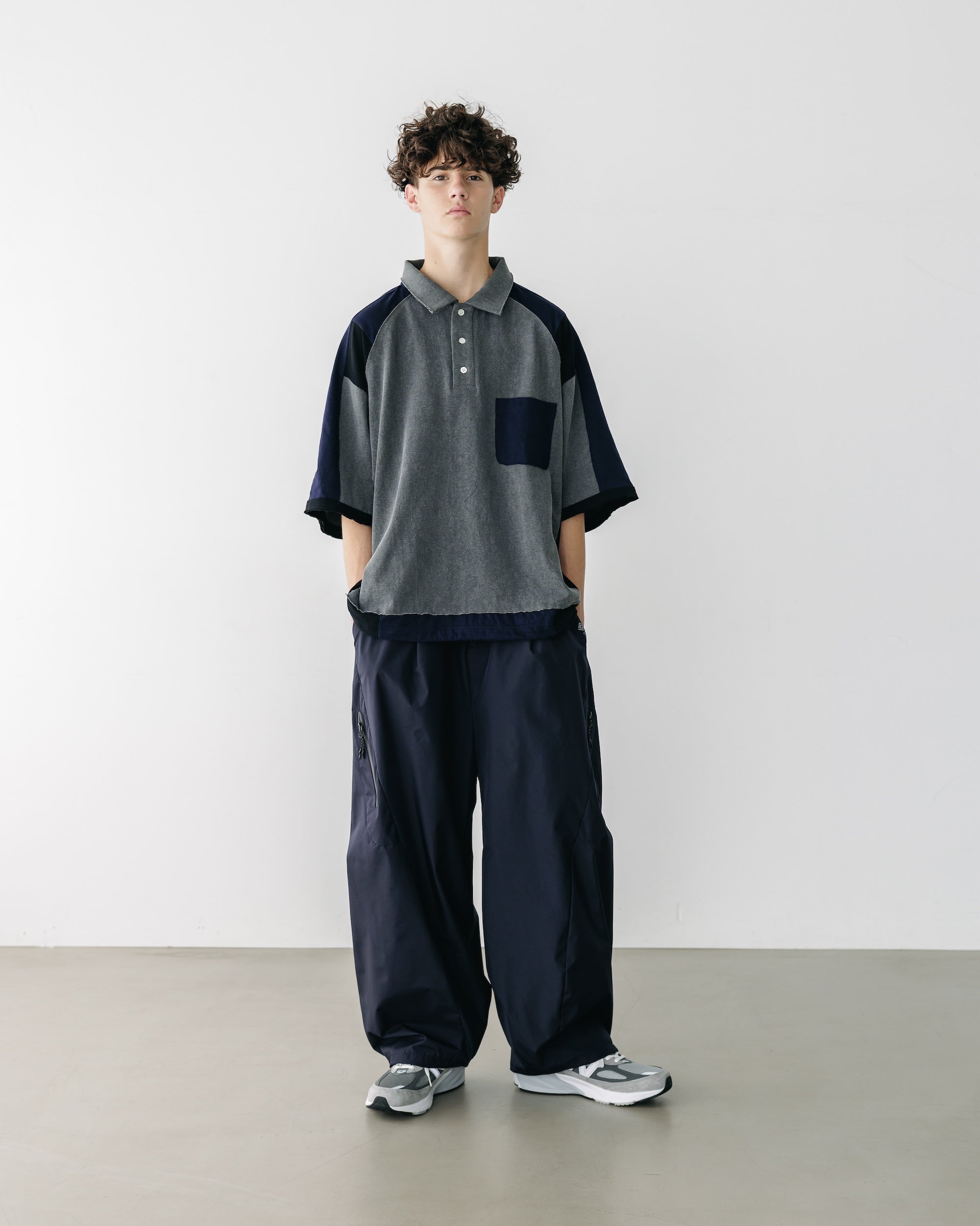 【5.10 SAT 20:00- IN STOCK】MULTI PANEL CITY S/S POLO SHIRT