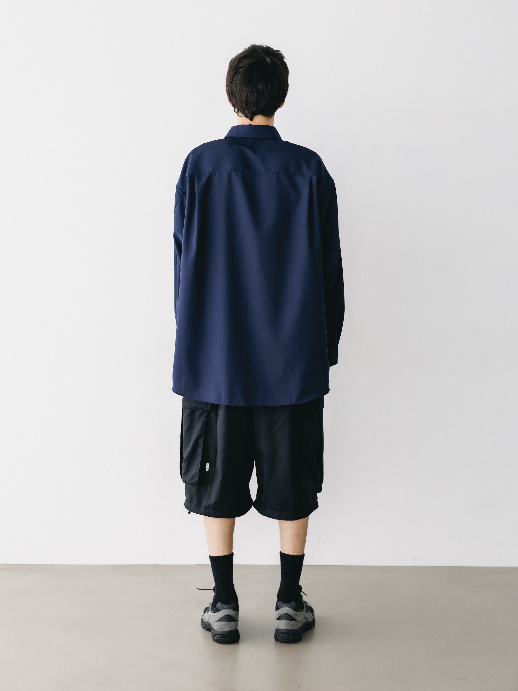 ACTIVE OXFORD EVERYDAY L/S SHIRT (NAVY)