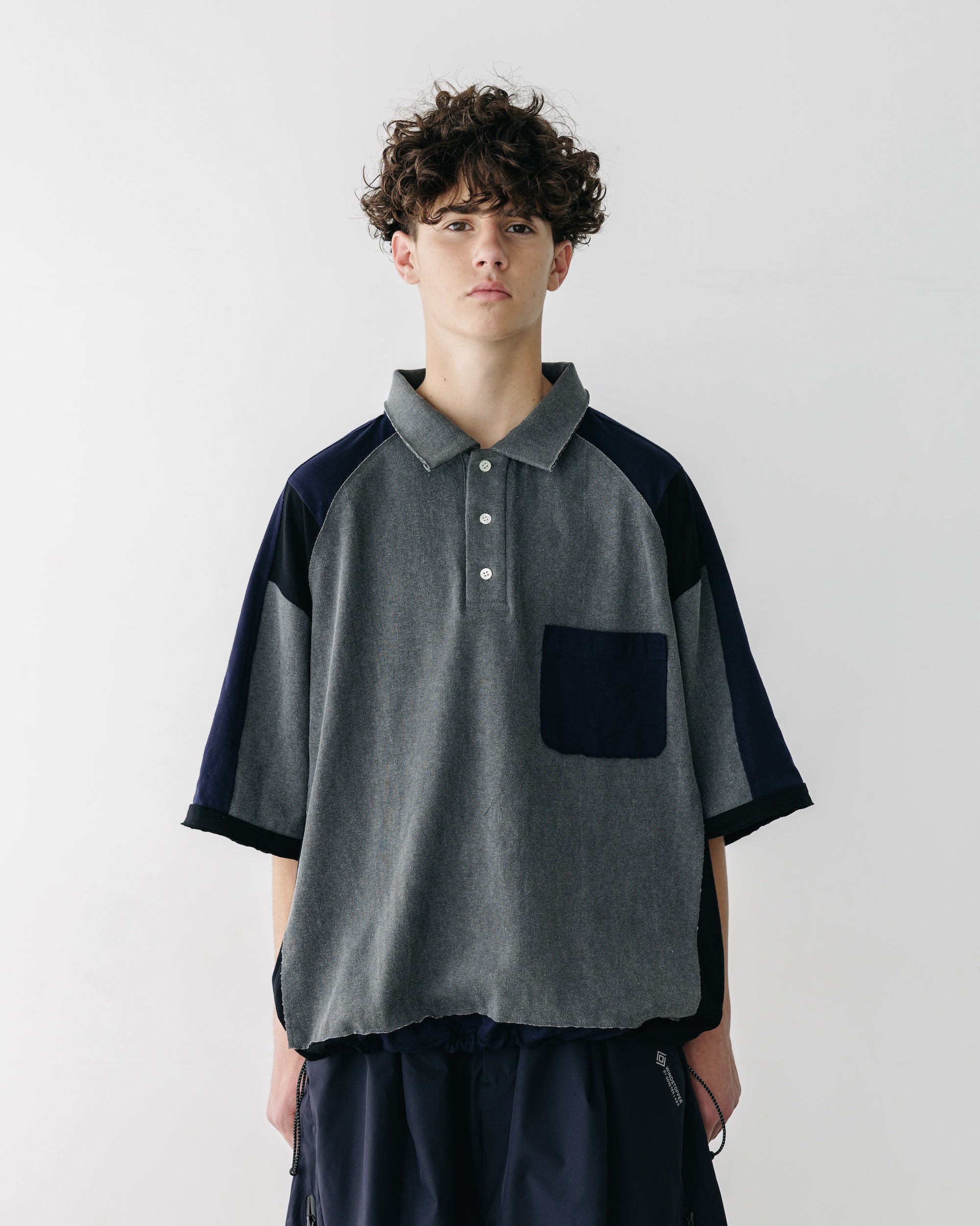 【5.10 SAT 20:00- IN STOCK】MULTI PANEL CITY S/S POLO SHIRT