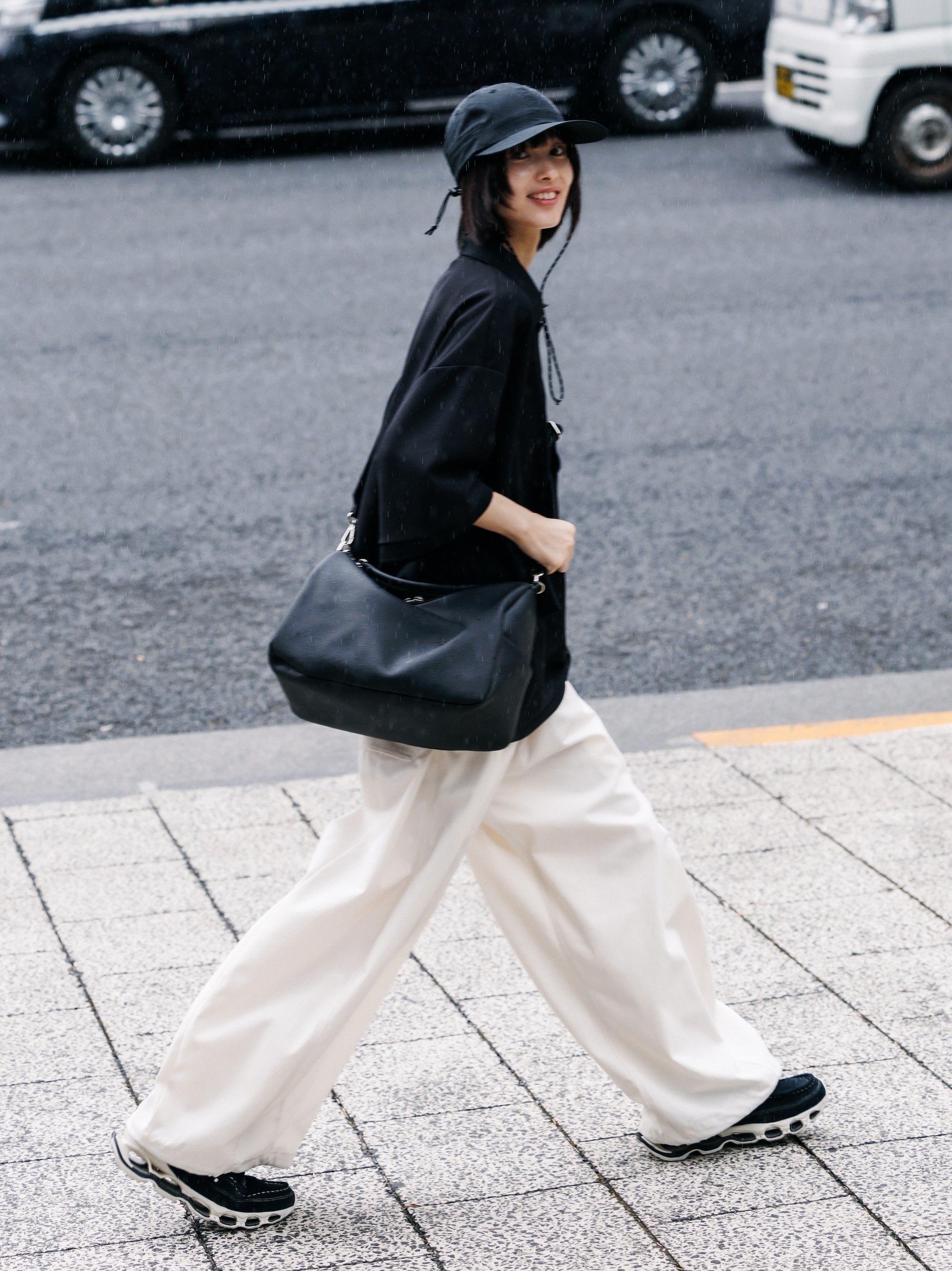 【7.11 SAT 20:00- IN STOCK】T/C GABARDINE CITY WIDE PANTS (IVORY)