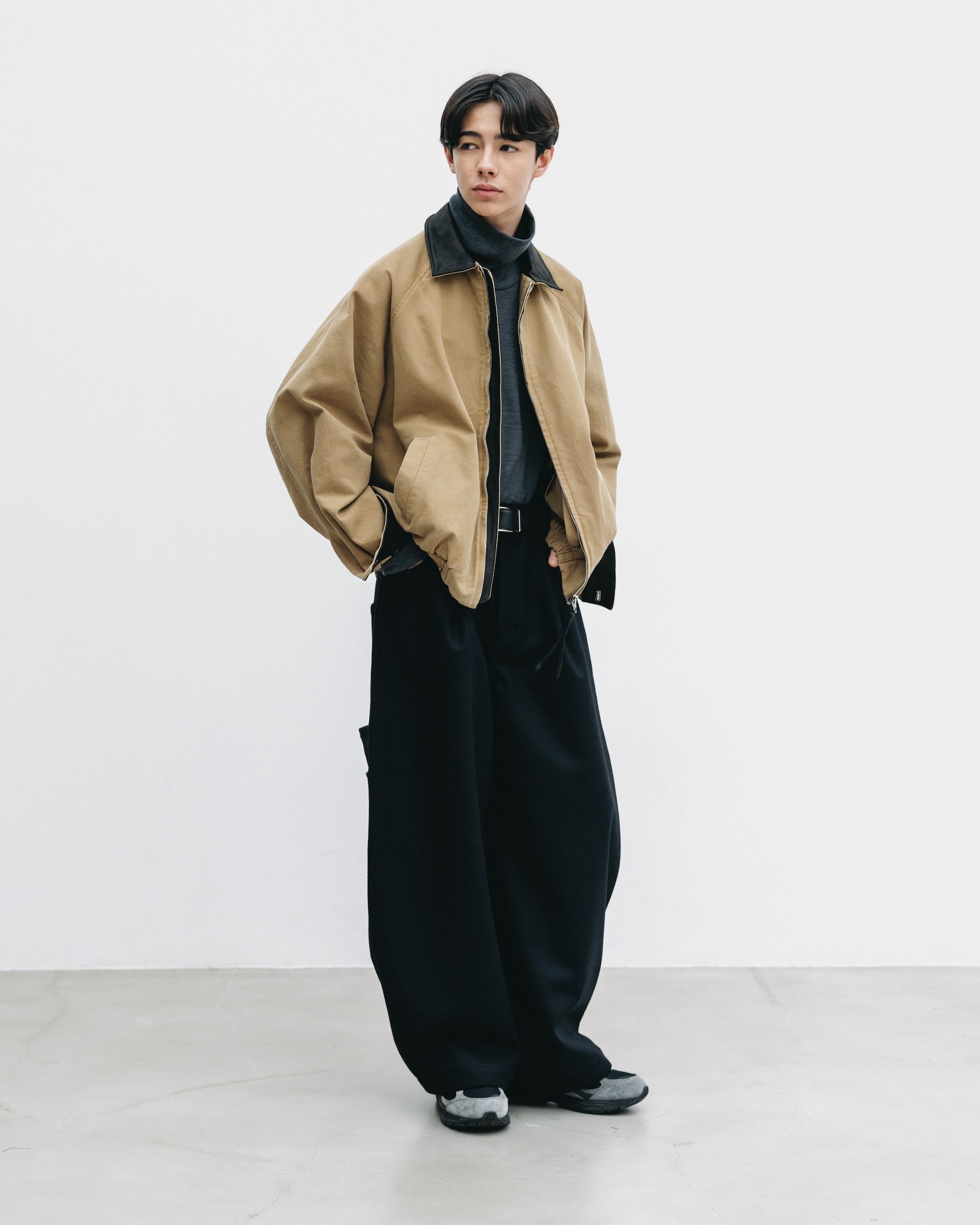 VINTAGE DYED DUCK CITY UTILITY JACKET (BEIGE)