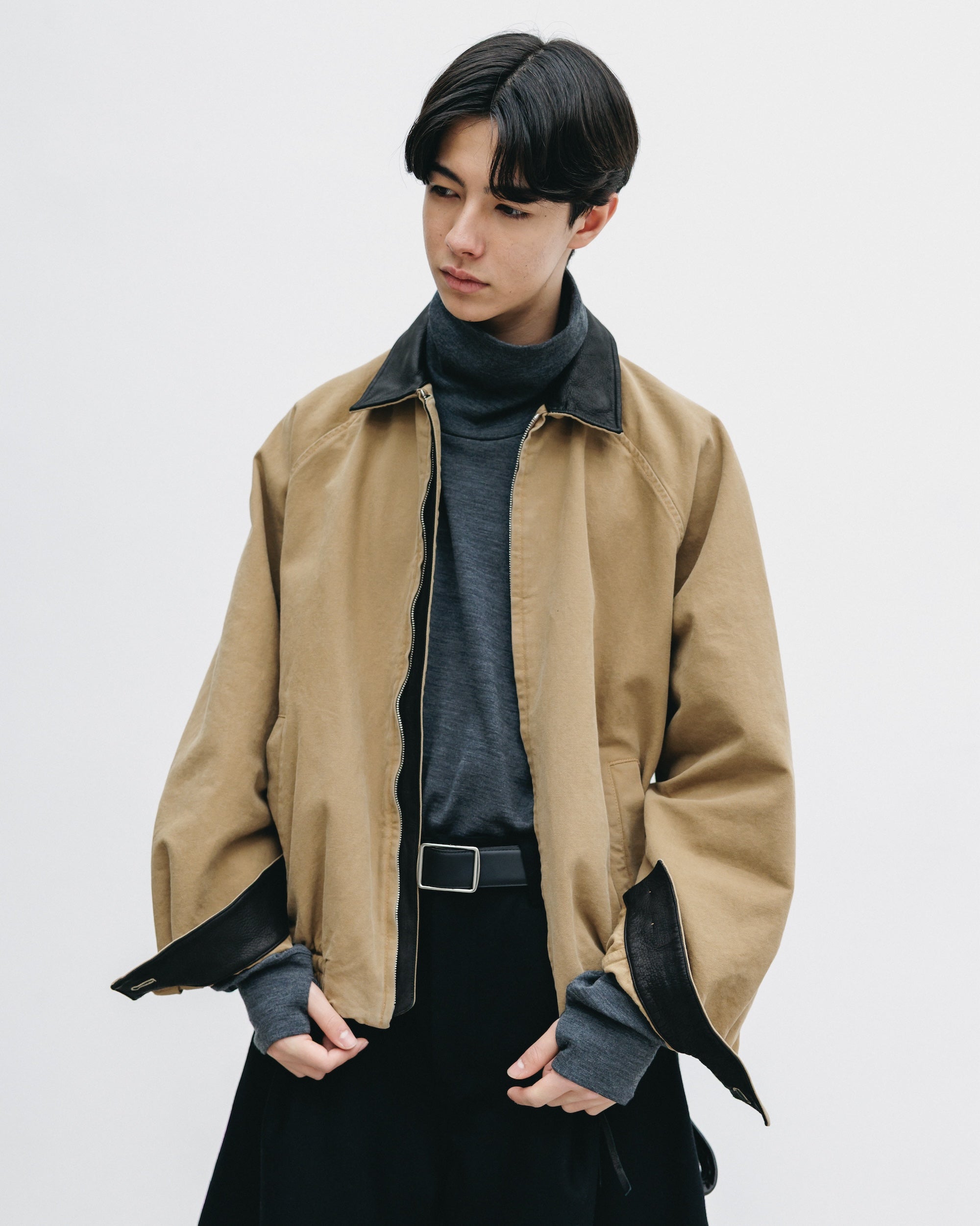 VINTAGE DYED DUCK CITY UTILITY JACKET (BEIGE)