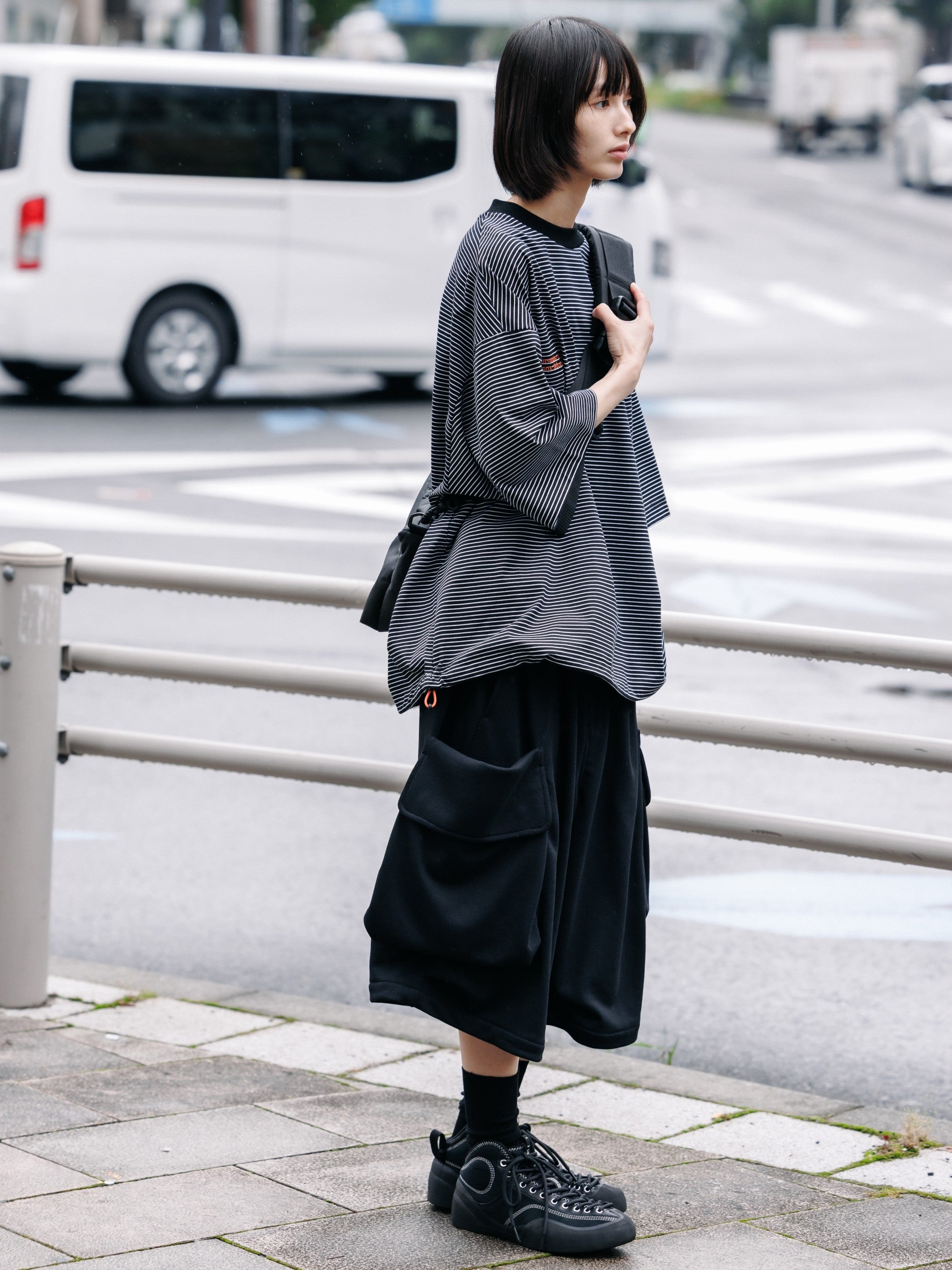 【7.15 WED 20:00- IN STOCK】CITY MILITARY SWEAT HALF PANTS 001 (BLACK)