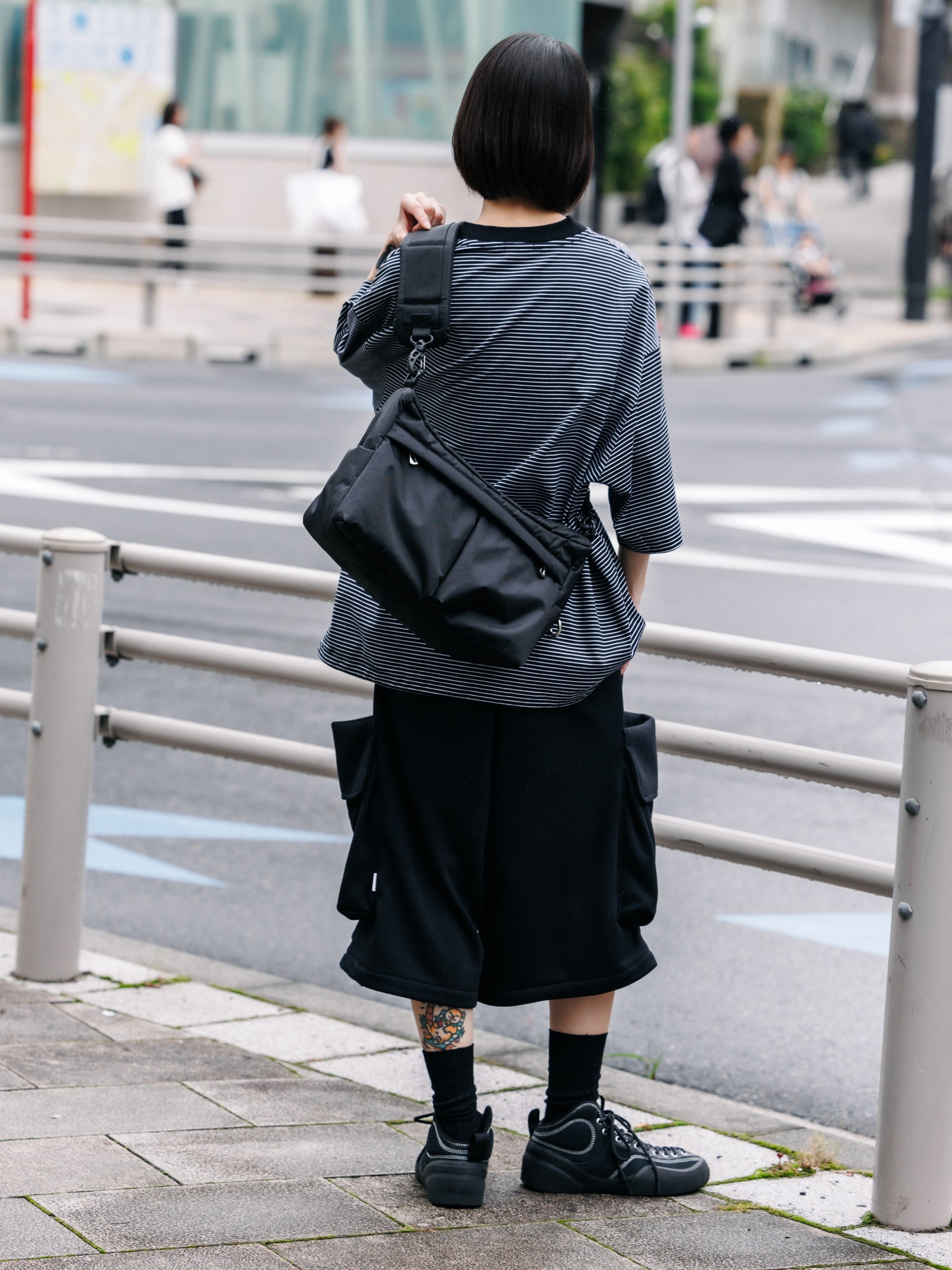 【7.15 WED 20:00- IN STOCK】CITY MILITARY SWEAT HALF PANTS 001 (BLACK)