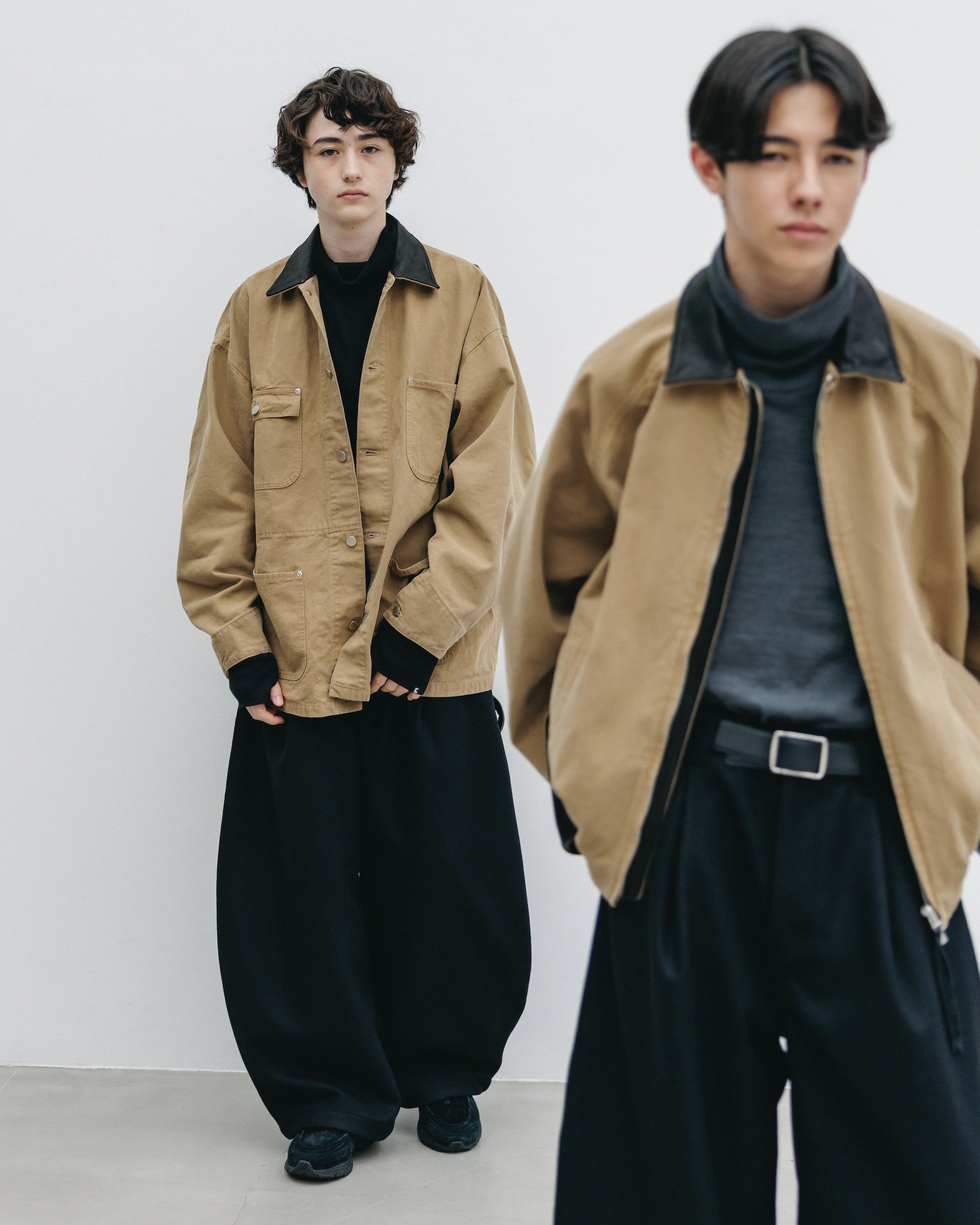 VINTAGE DYED CITY UTILITY COAT (BEIGE)