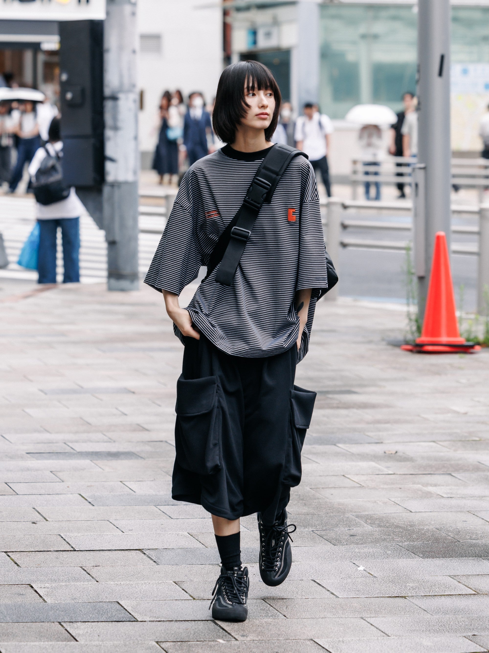 【7.15 WED 20:00- IN STOCK】CITY MILITARY SWEAT HALF PANTS 001 (BLACK)