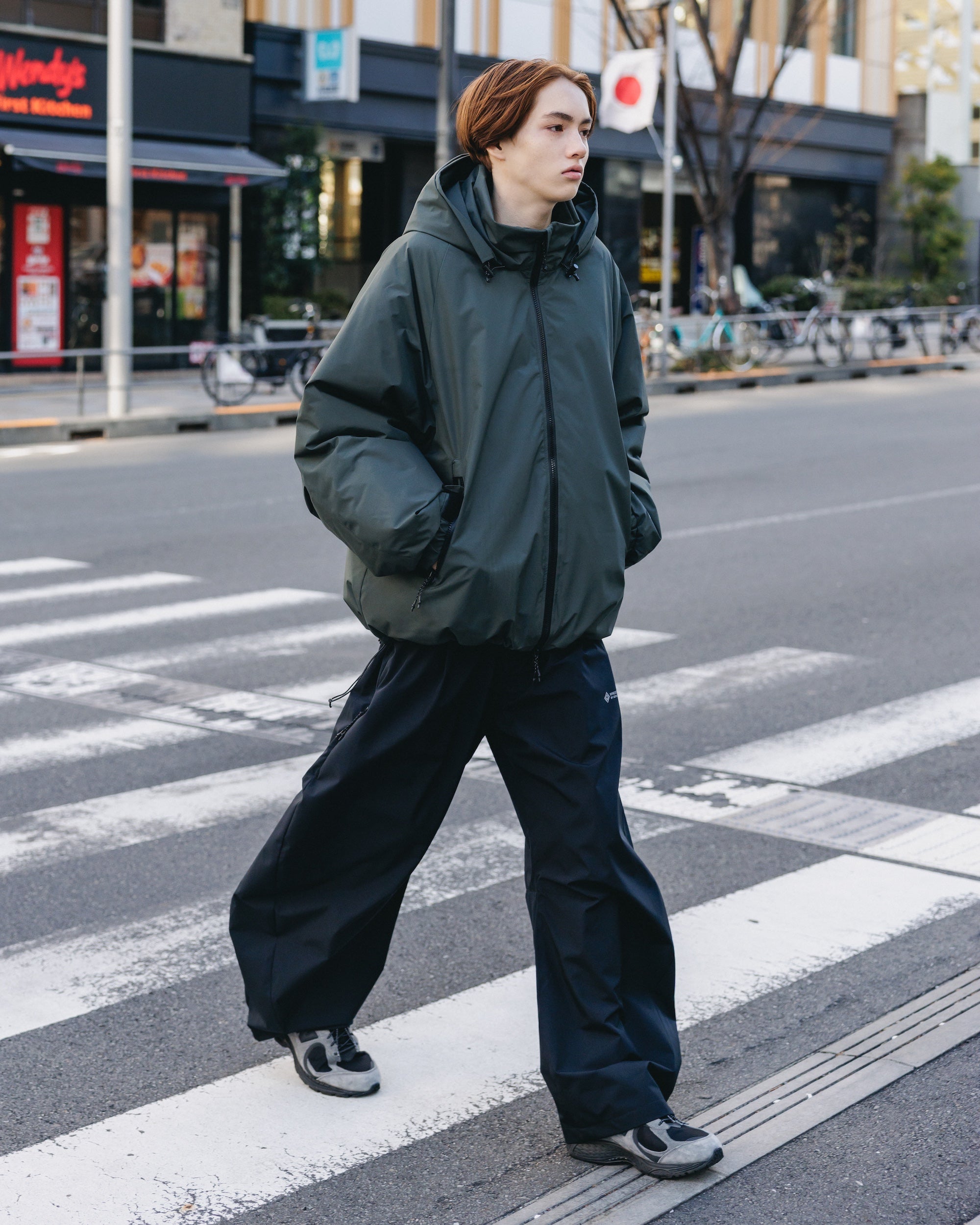 +phenix WINDSTOPPER® by GORE-TEX LABS CITY HAPPY JACKET (ASPHALT GRAY)