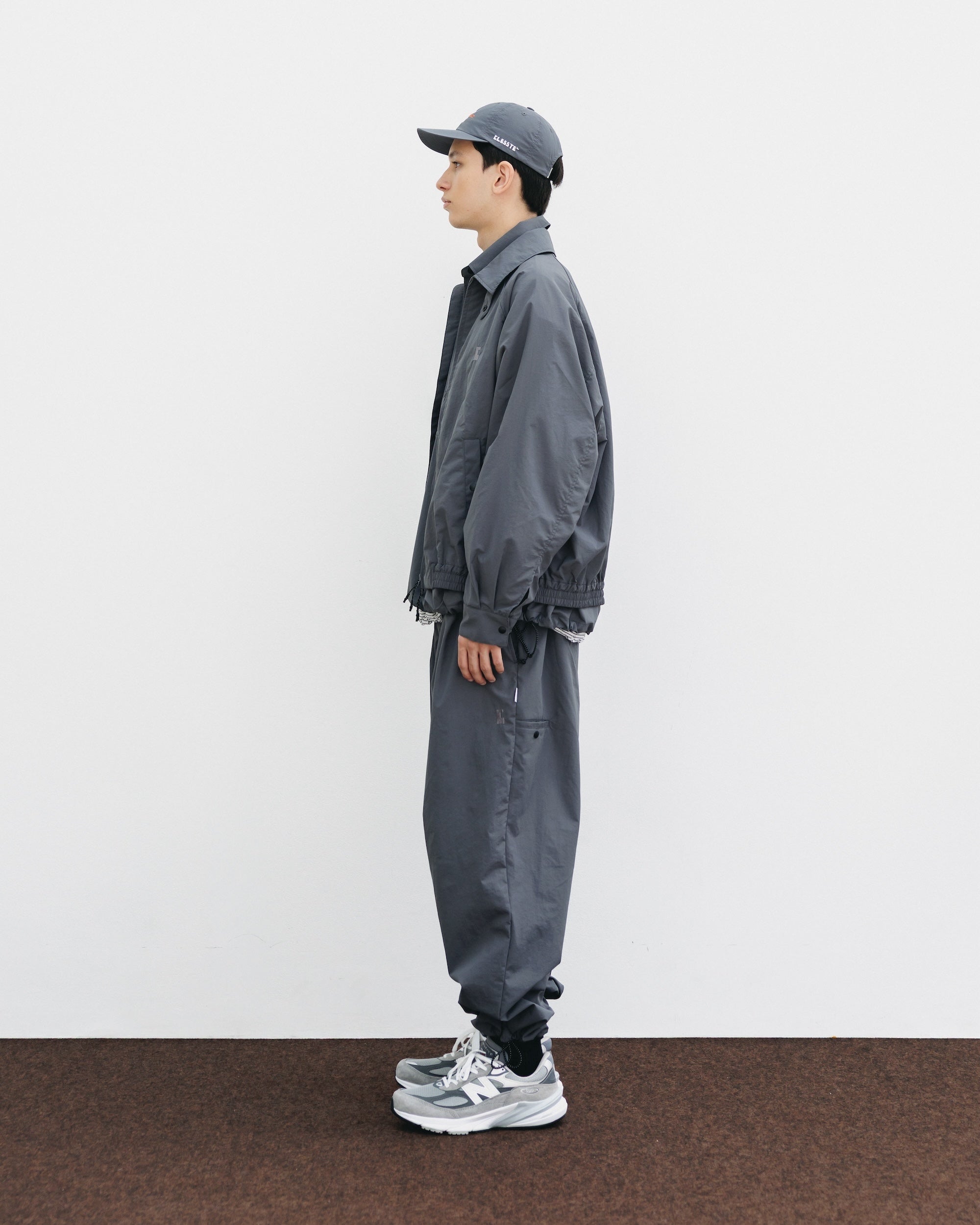 【10.15 WED 20:00- IN STOCK】WATER REPELLENT NYLON CITY UNIFORM UTILITY JACKET FOR YGM (GRAY×GRAY)