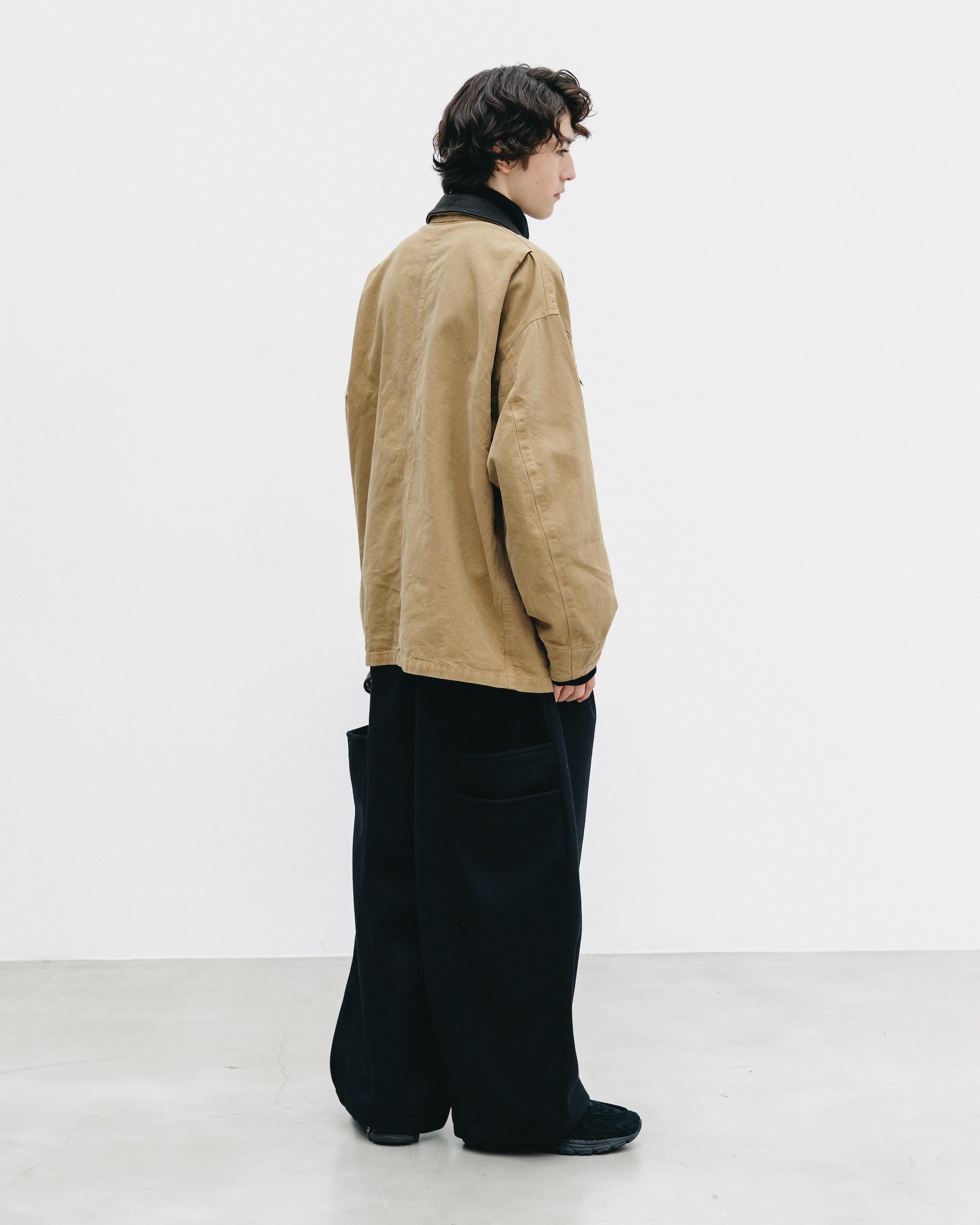VINTAGE DYED CITY UTILITY COAT (BEIGE)
