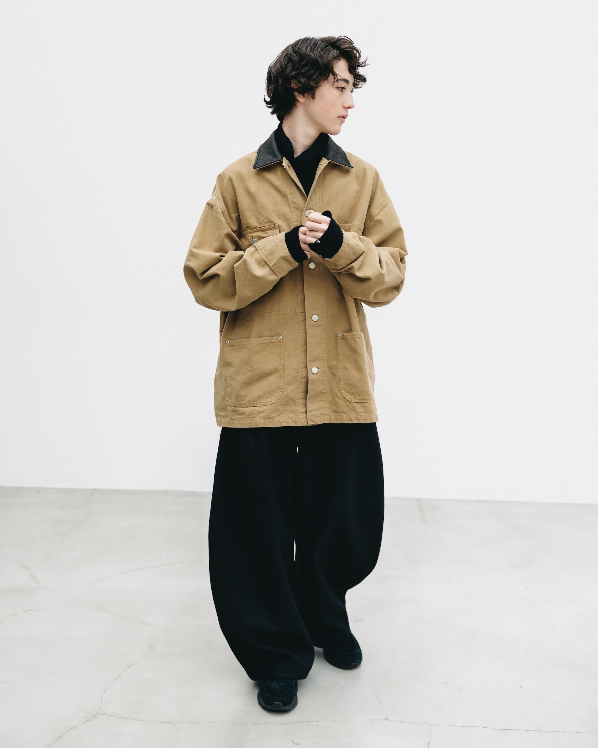 VINTAGE DYED CITY UTILITY COAT (BEIGE)