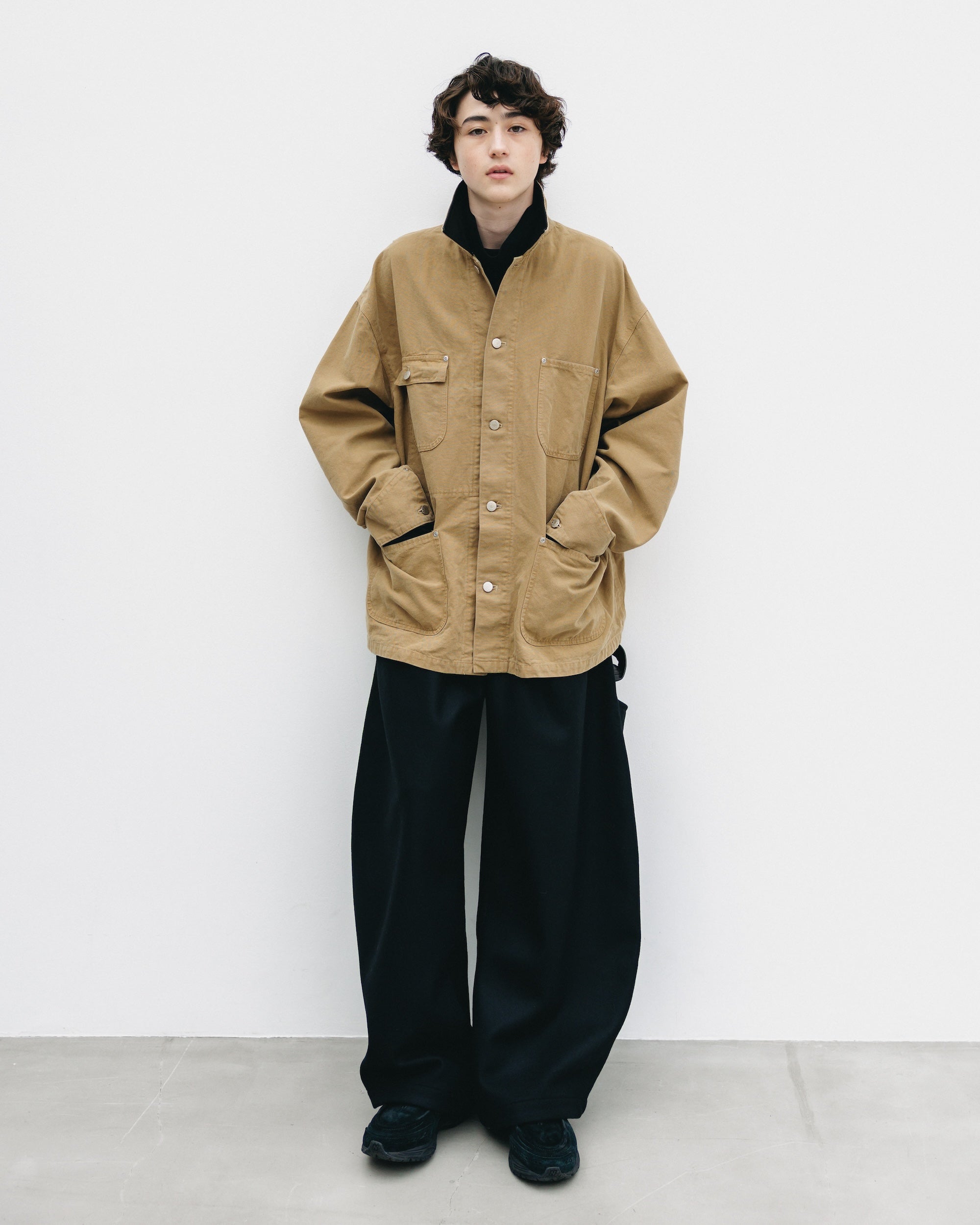 VINTAGE DYED CITY UTILITY COAT (BEIGE)