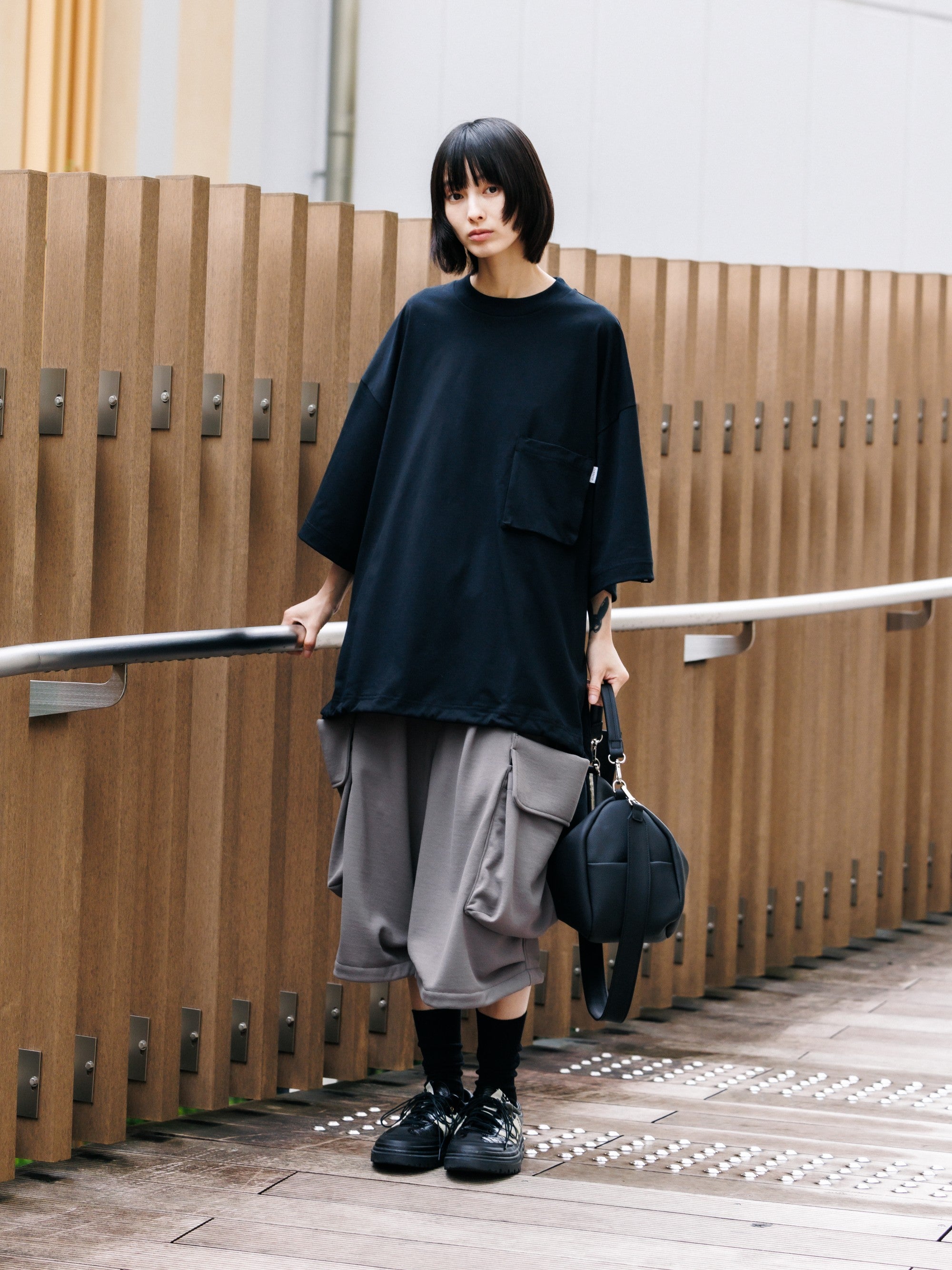 【7.15 WED 20:00- IN STOCK】CITY MILITARY SWEAT HALF PANTS 001 (GRAPHITE TAUPE)