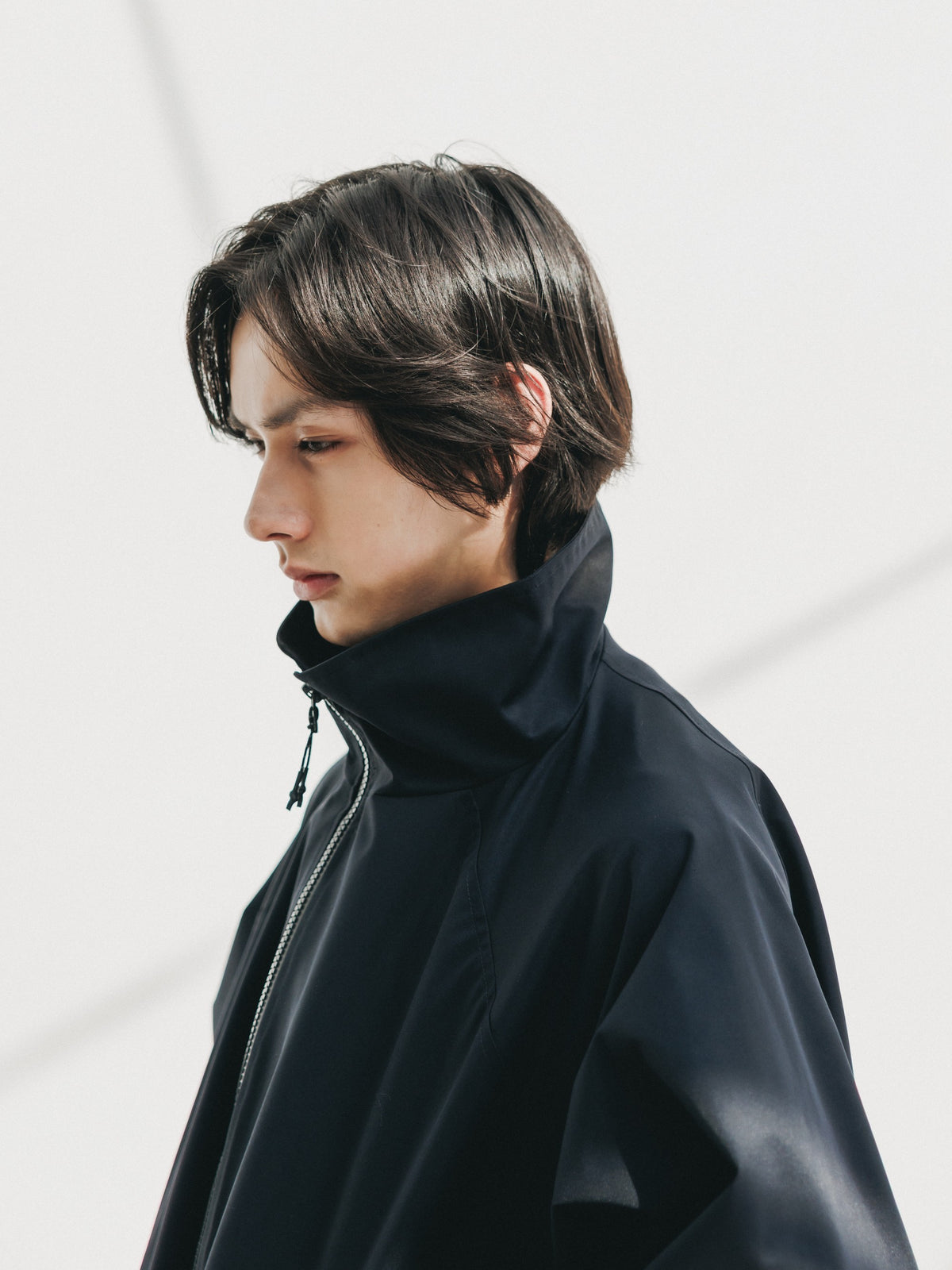 【10.17 SAT 20:00- IN STOCK】 +phenix WINDSTOPPER® by GORE-TEX LABS TWILL CITY STAND BALLOON UTILITY JACKET (BLACK)