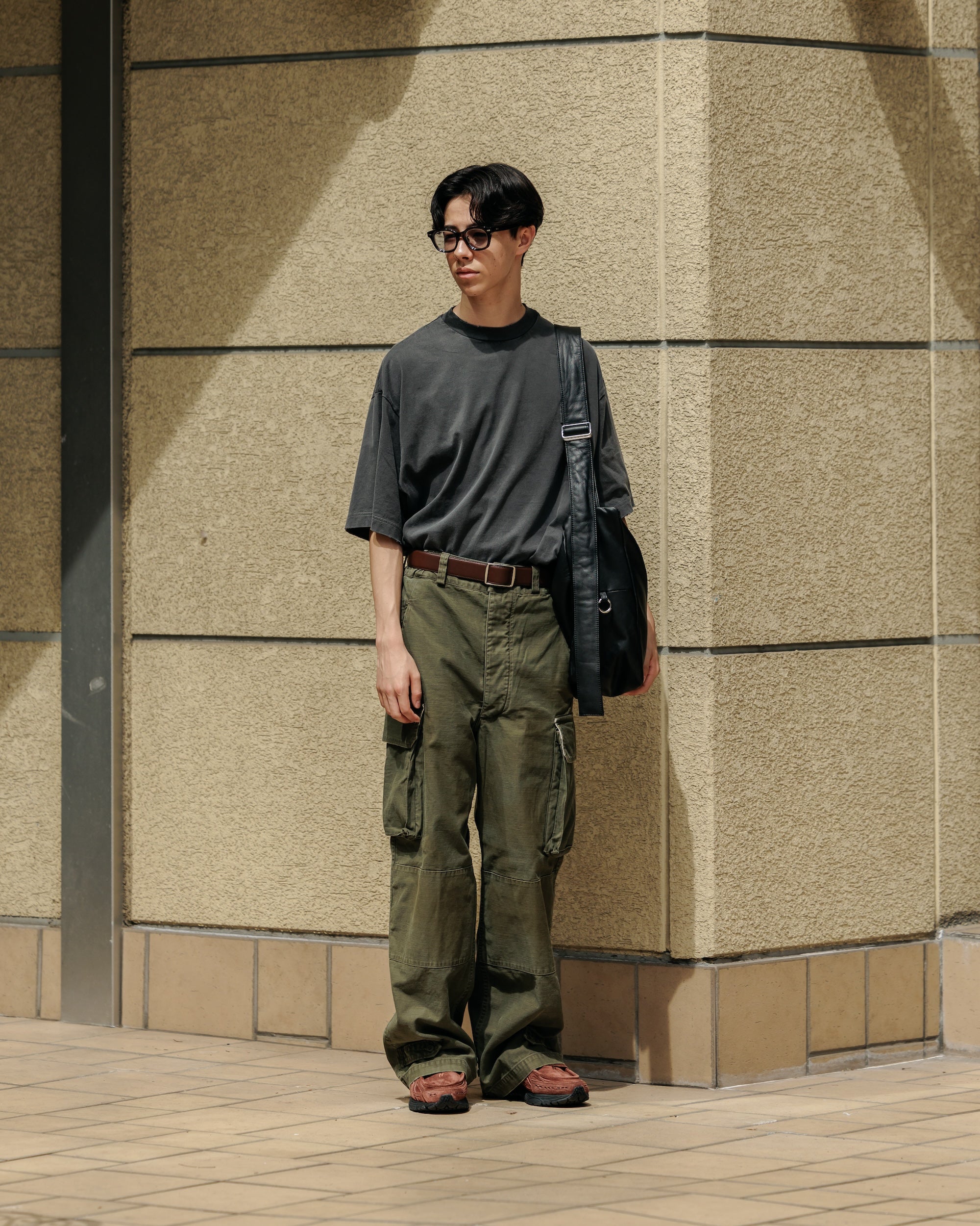 VINTAGE EFFECT M47 PANTS (OLIVE)