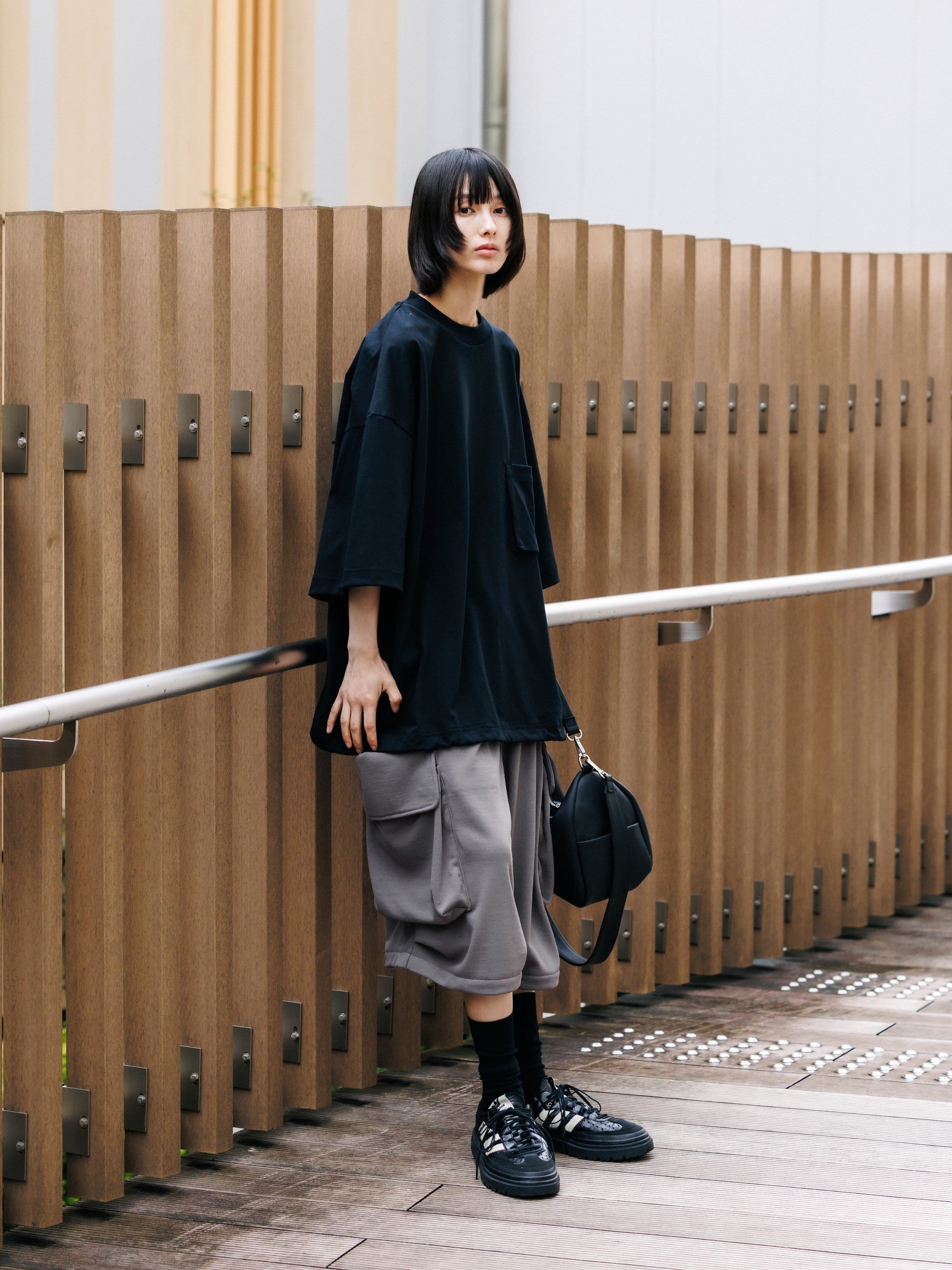 【7.15 WED 20:00- IN STOCK】CITY MILITARY SWEAT HALF PANTS 001 (GRAPHITE TAUPE)