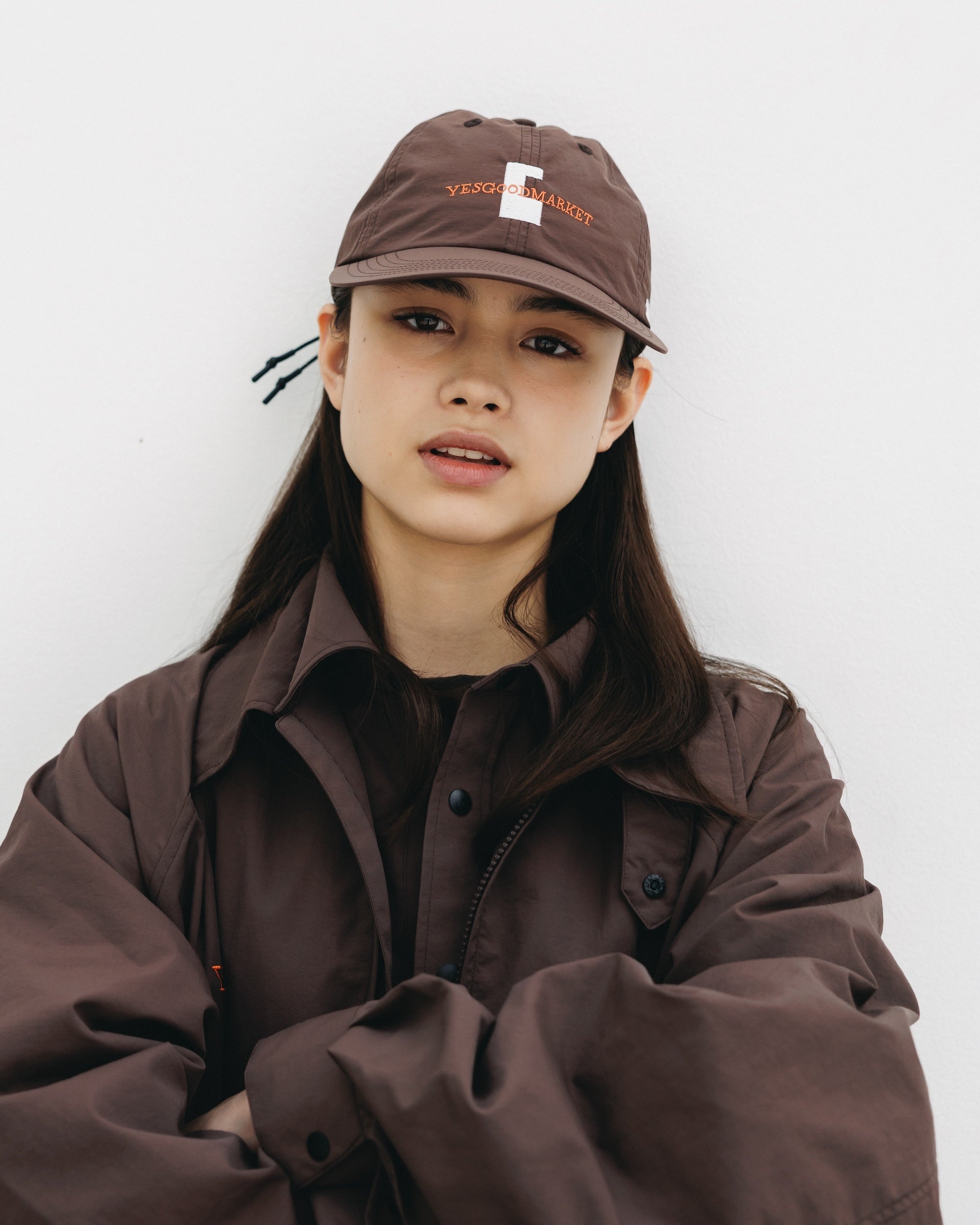 【10.15 WED 20:00- IN STOCK】"C"ACTIVE CITY CAP FOR YGM (BROWN×WHITE)