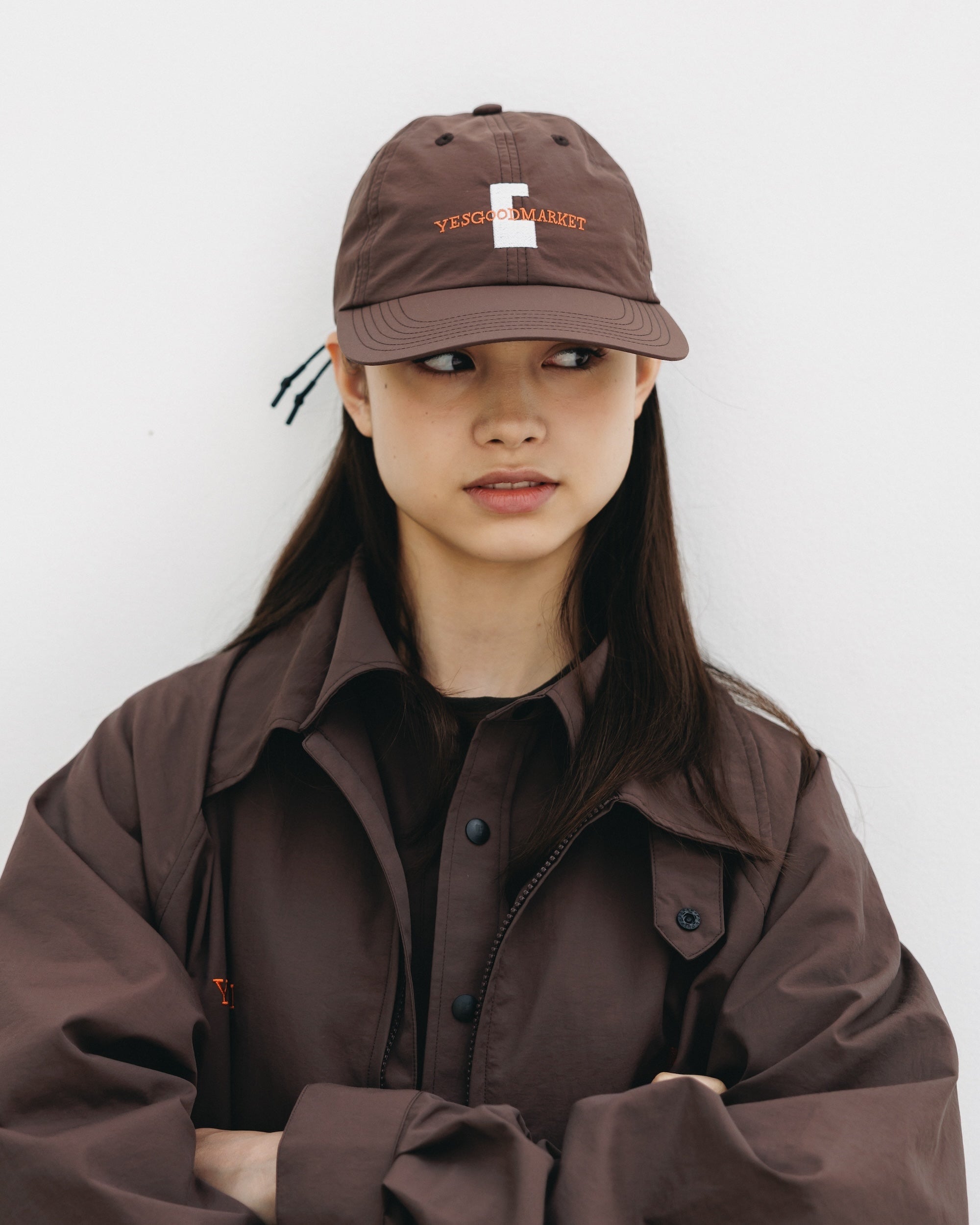 【10.15 WED 20:00- IN STOCK】"C"ACTIVE CITY CAP FOR YGM (BROWN×WHITE)